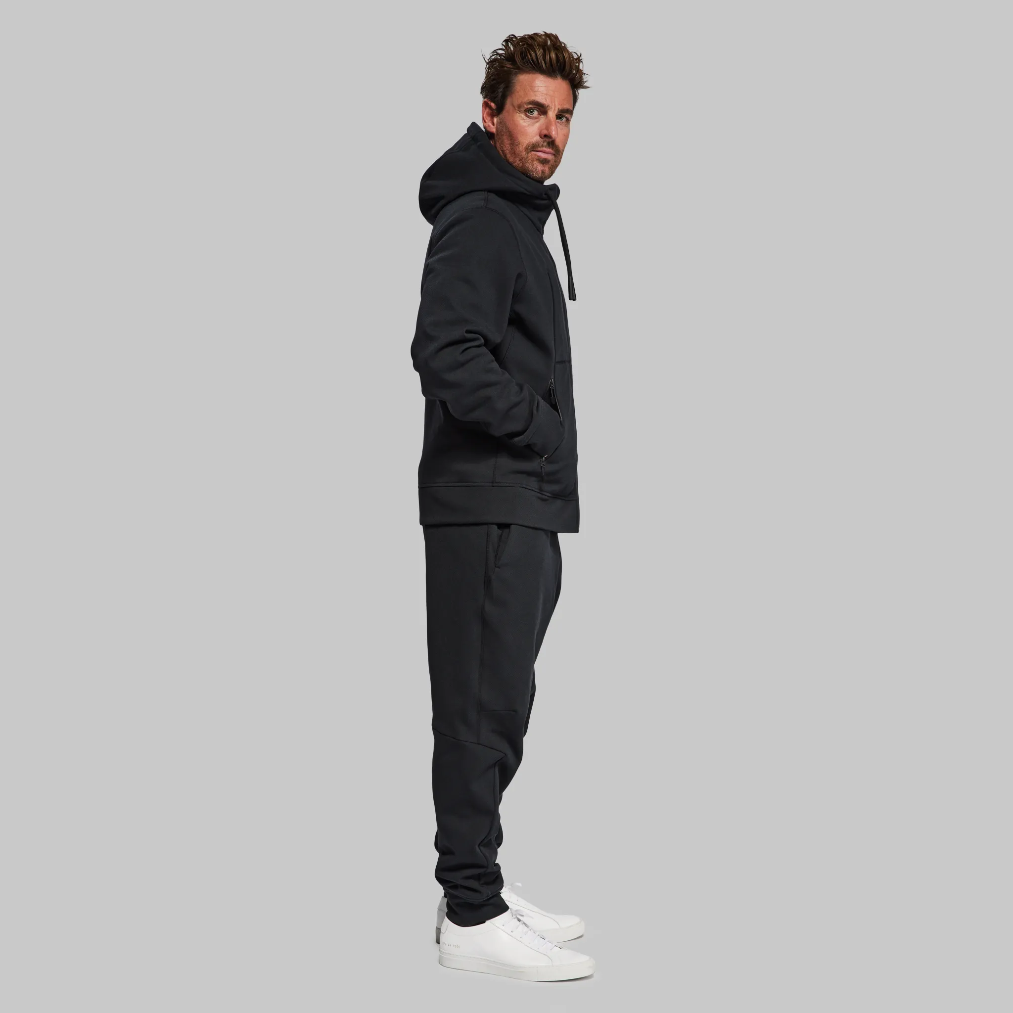 100 Year Zip Through Hoodie. Black edition - XNAUWBI