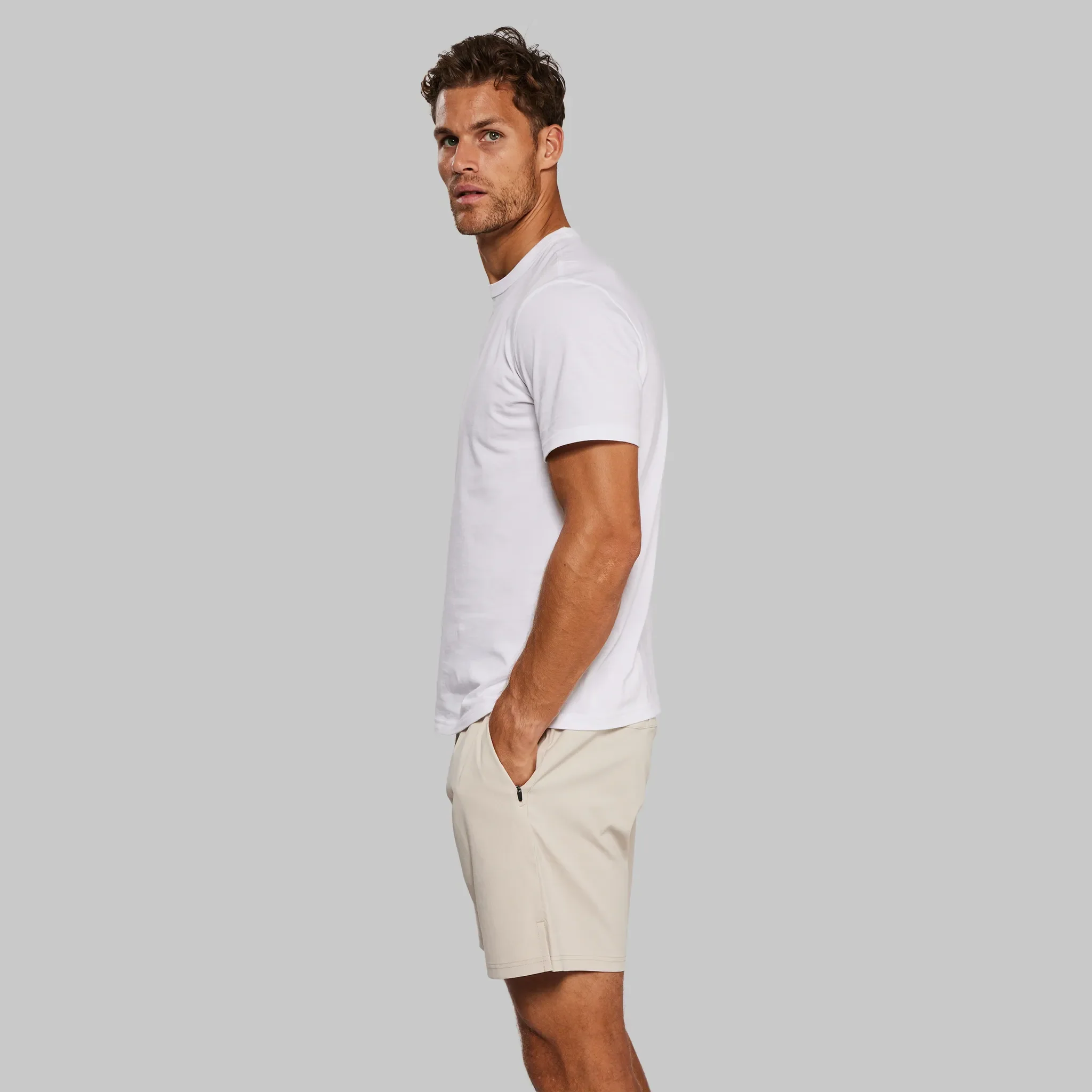 Planet Earth Ultralight Shorts. Stone edition - XNAUWBI