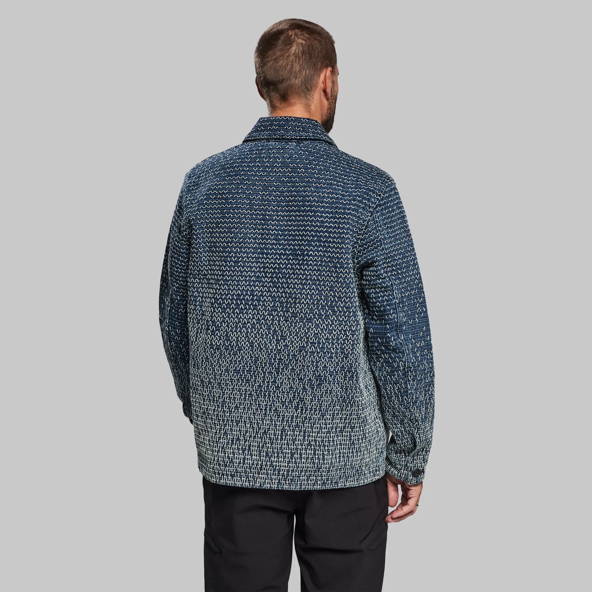 Sashiko Chore Jacket. Blue edition - XNAUWBI