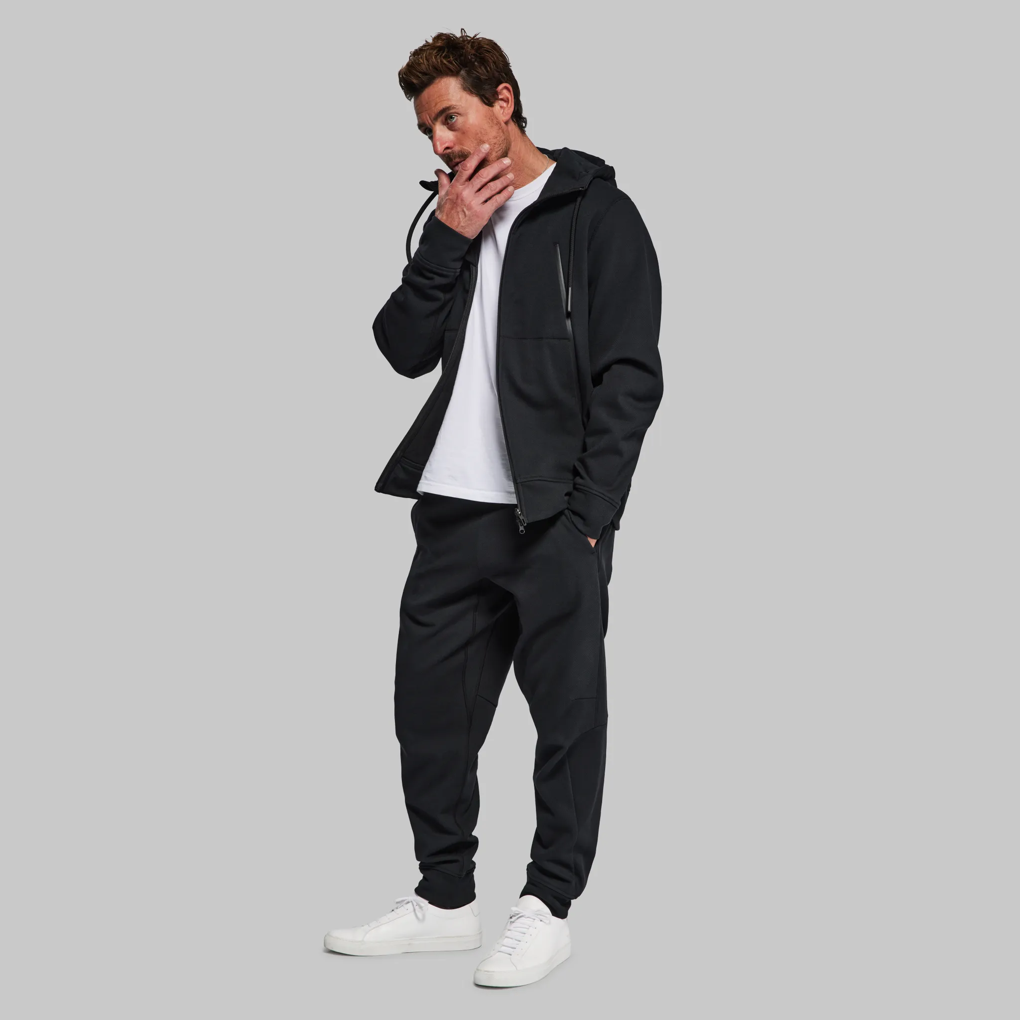 100 Year Zip Through Hoodie. Black edition - XNAUWBI