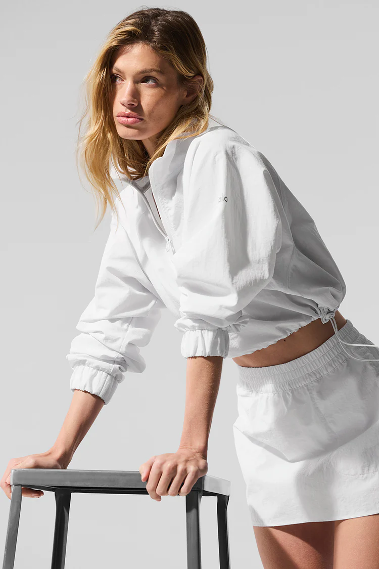 Cropped 1/4 Zip Alumni Pullover - XNAUWBI