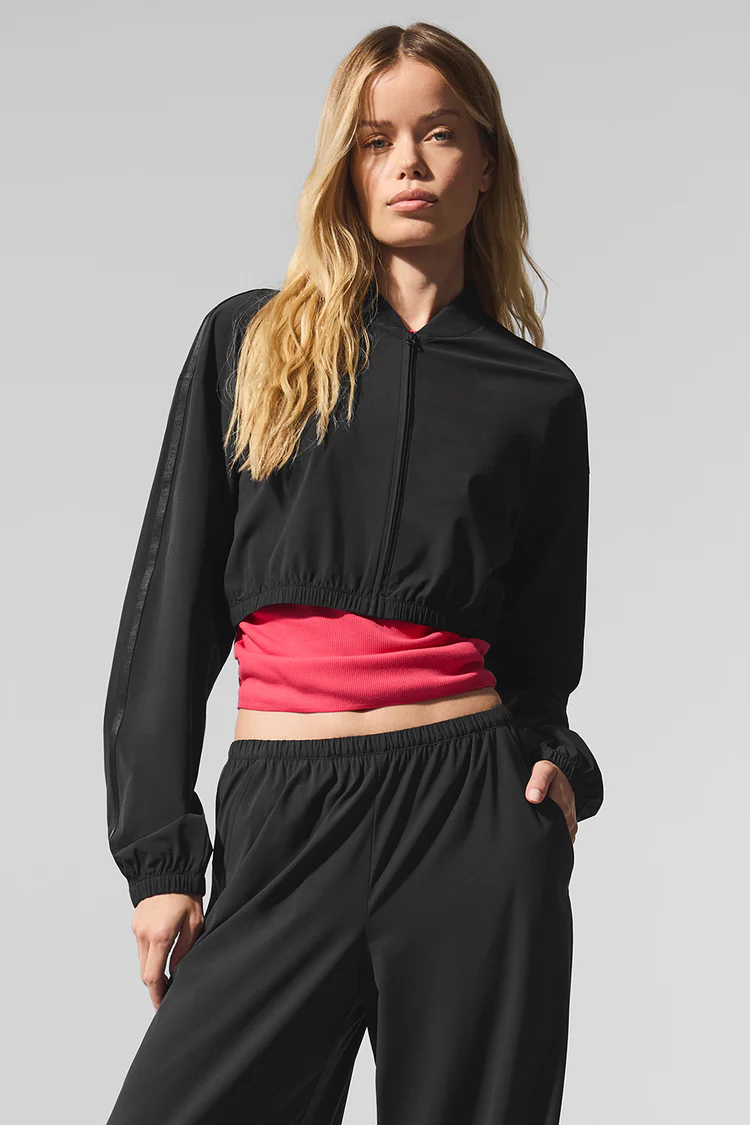 Cropped Breezy Full-Zip Cover Up - XNAUWBI