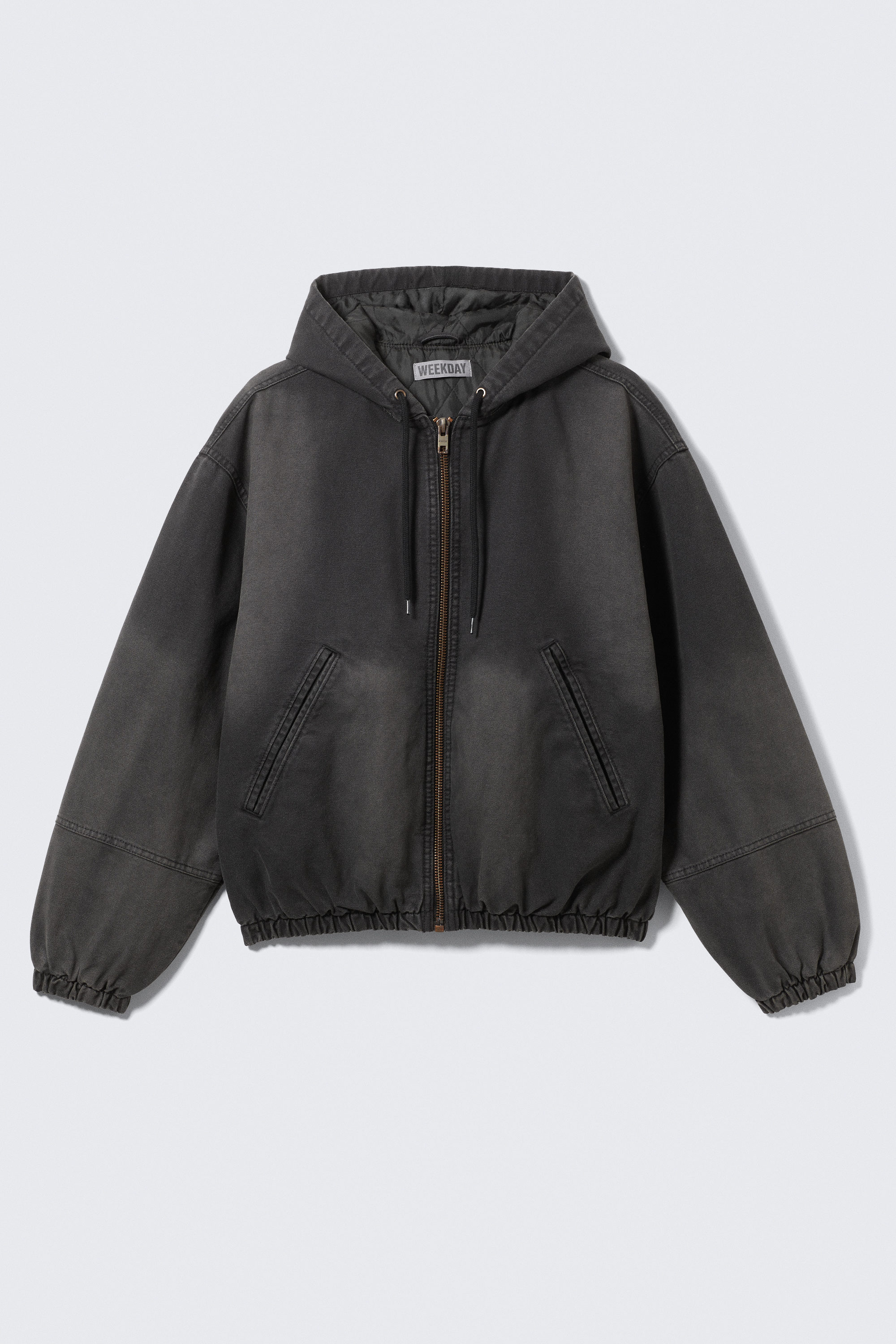 RELAXED HOODED BOMBER JACKET - XNAUWBI