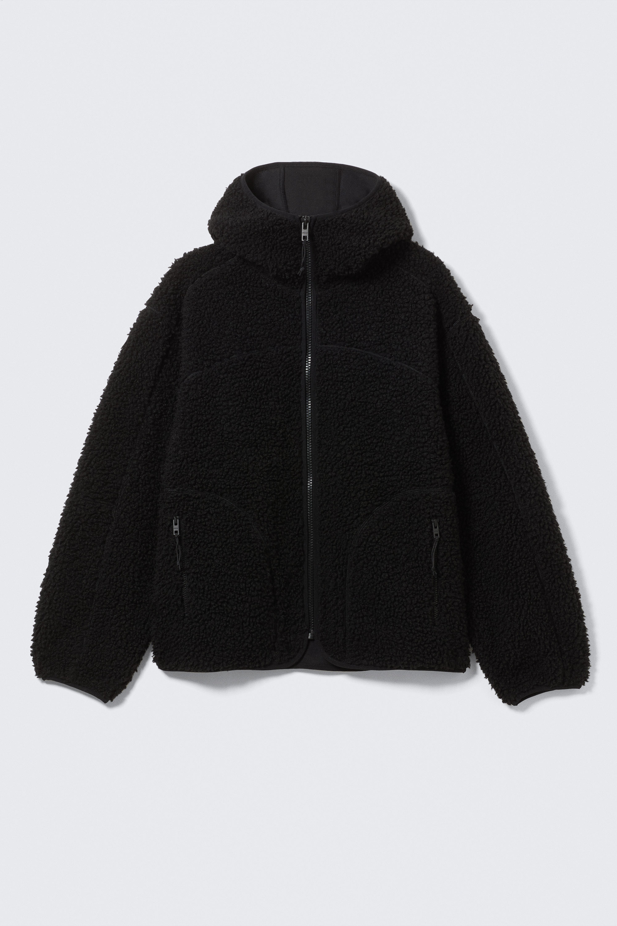 HOODED PILE JACKET - XNAUWBI
