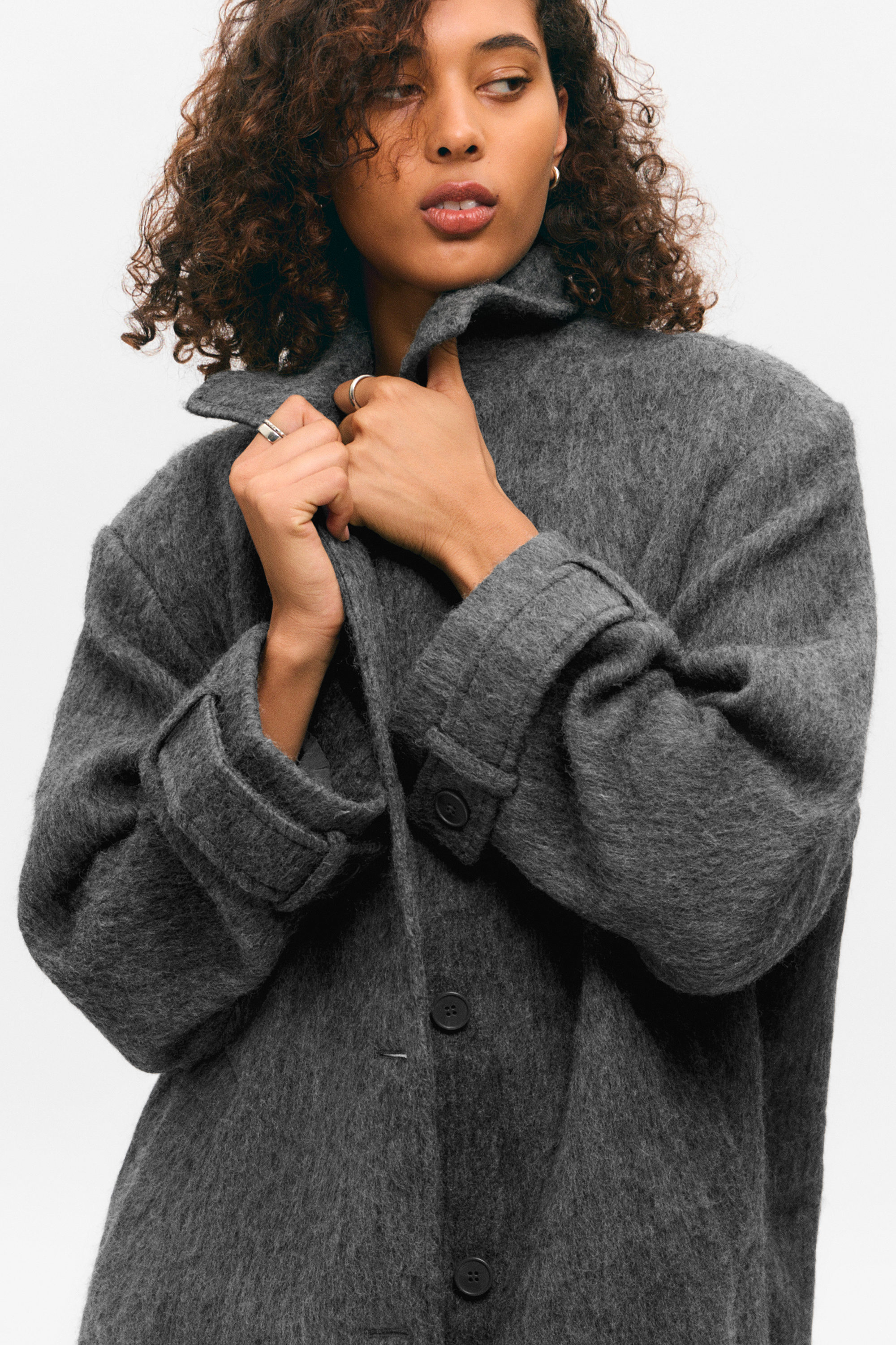 KNEE-LENGTH SINGLE-BREASTED COAT - XNAUWBI