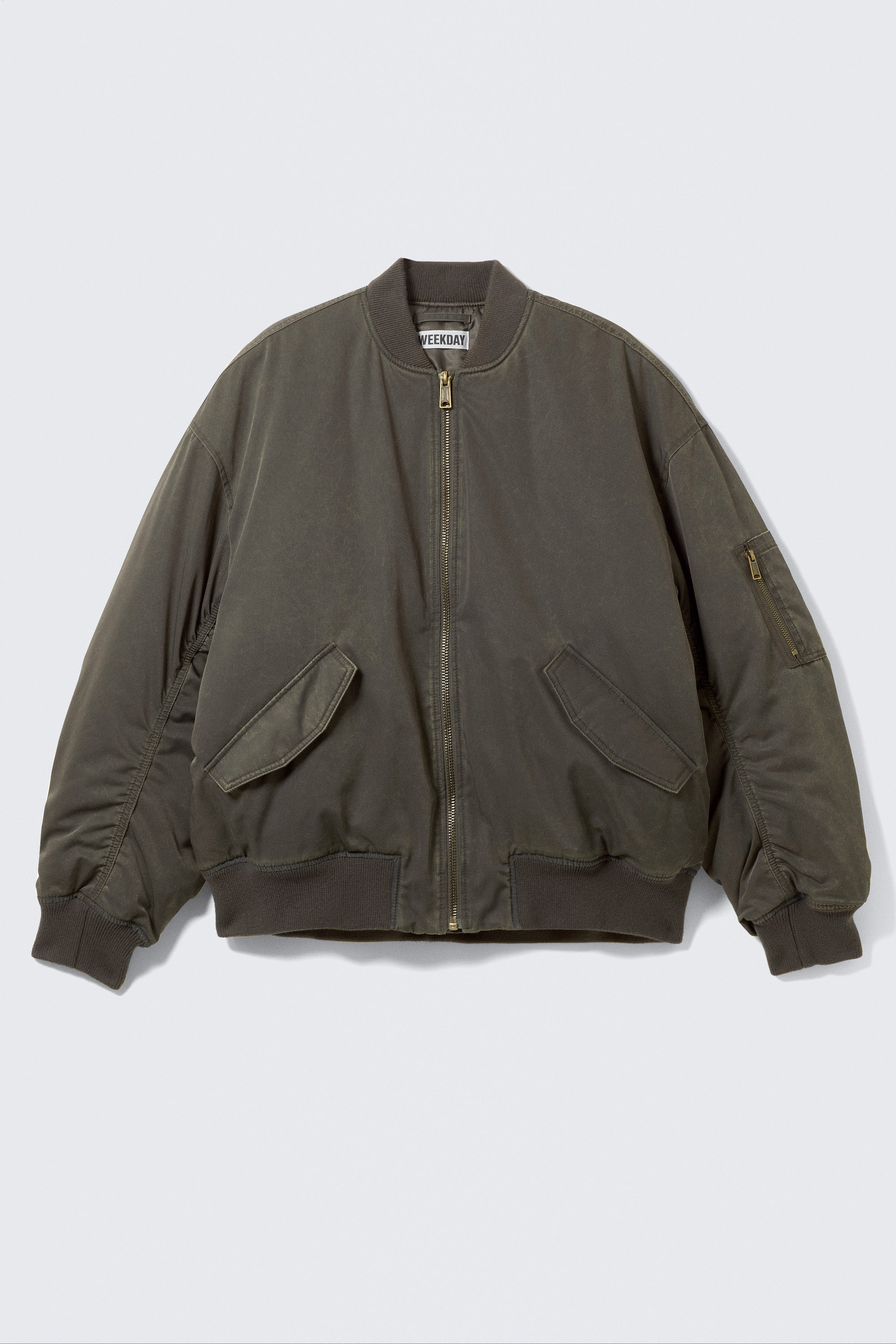 OVERSIZED TWILL BOMBER JACKET - XNAUWBI