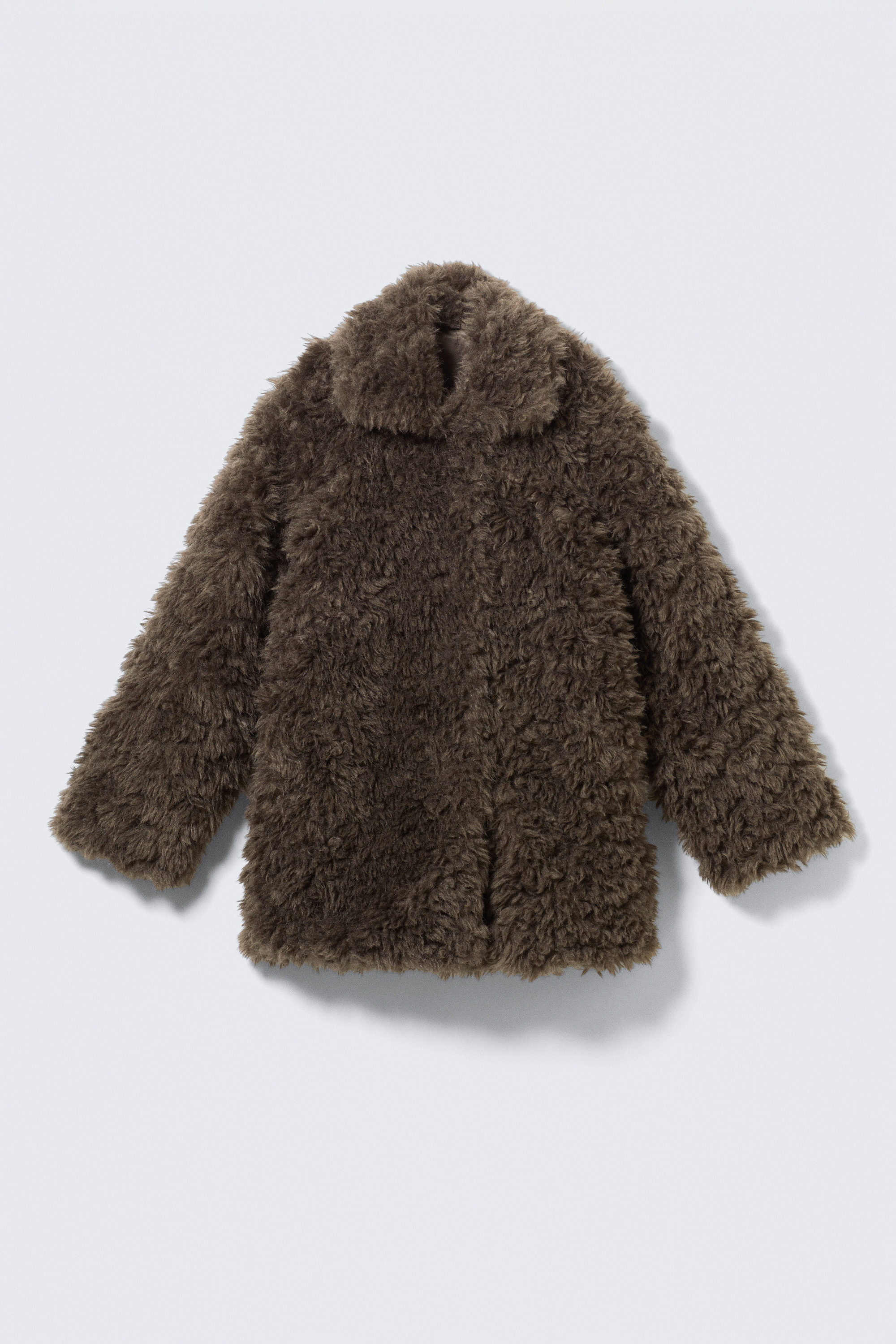 LOOSE FIT FAUX FUR JACKET - XNAUWBI