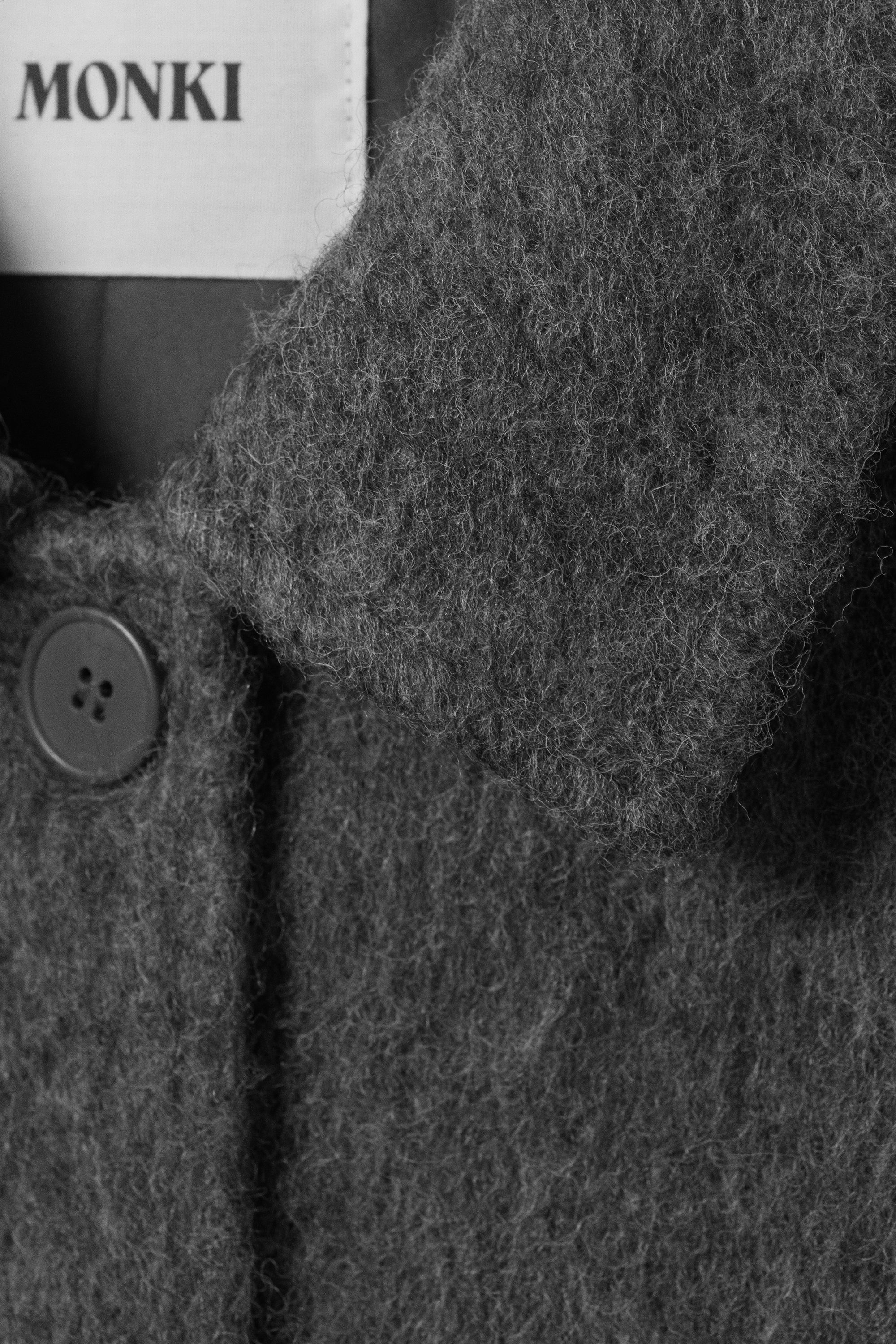 KNEE-LENGTH SINGLE-BREASTED COAT - XNAUWBI