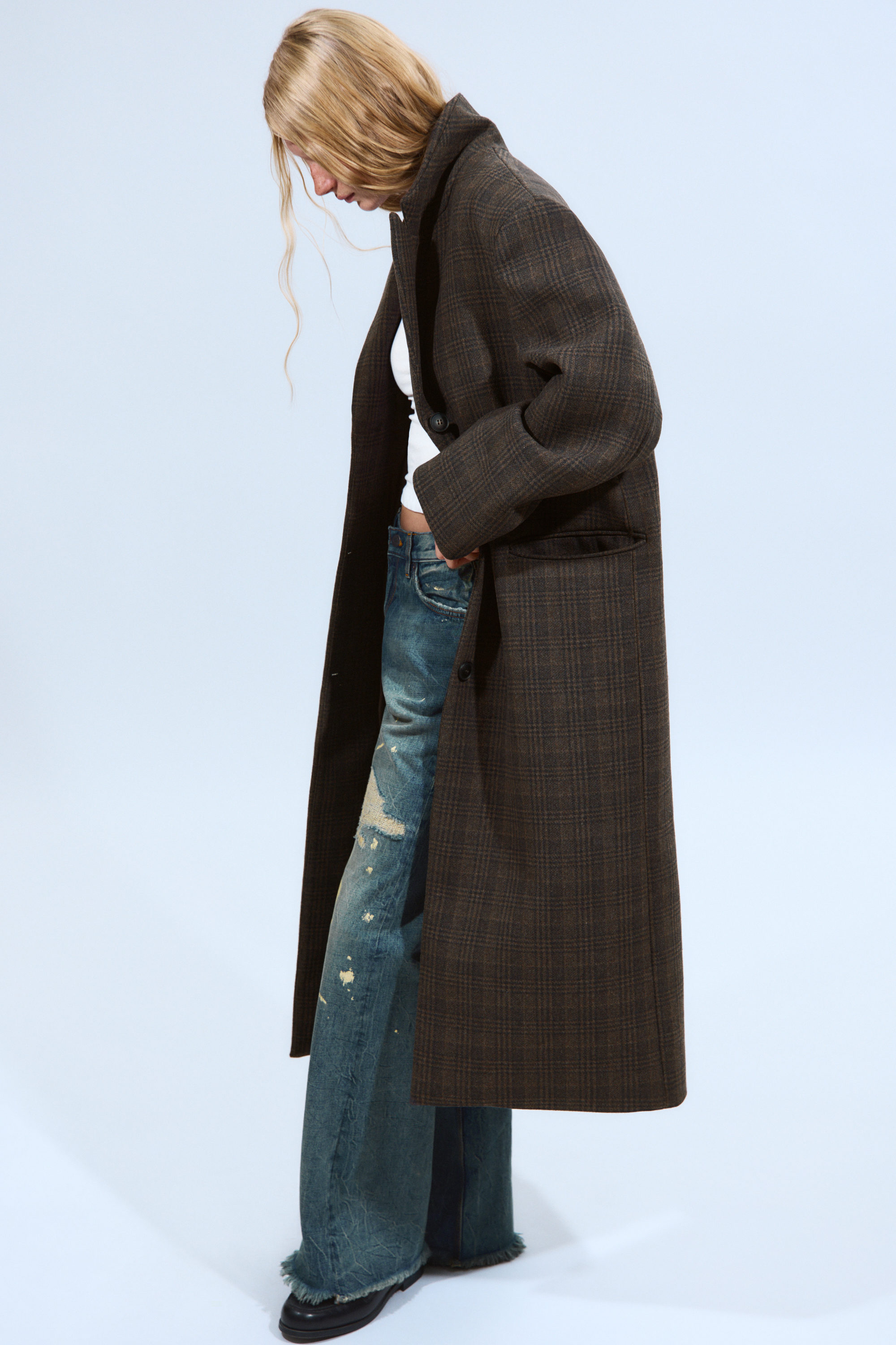 OVERSIZED WOOL-BLEND COAT - XNAUWBI