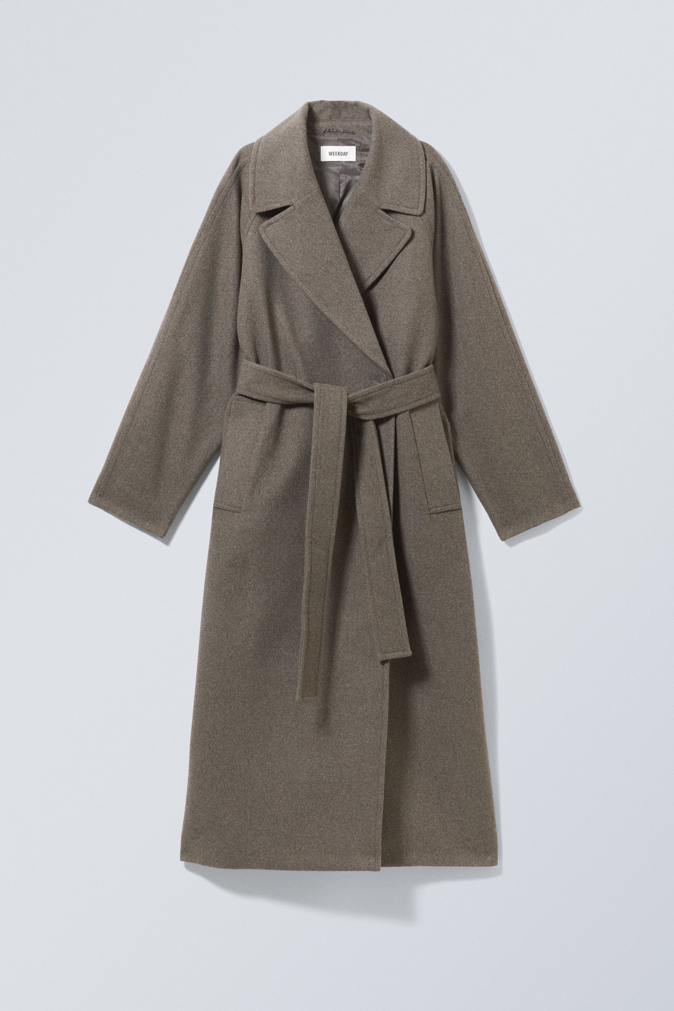 KIA OVERSIZED WOOL BLEND COAT - XNAUWBI