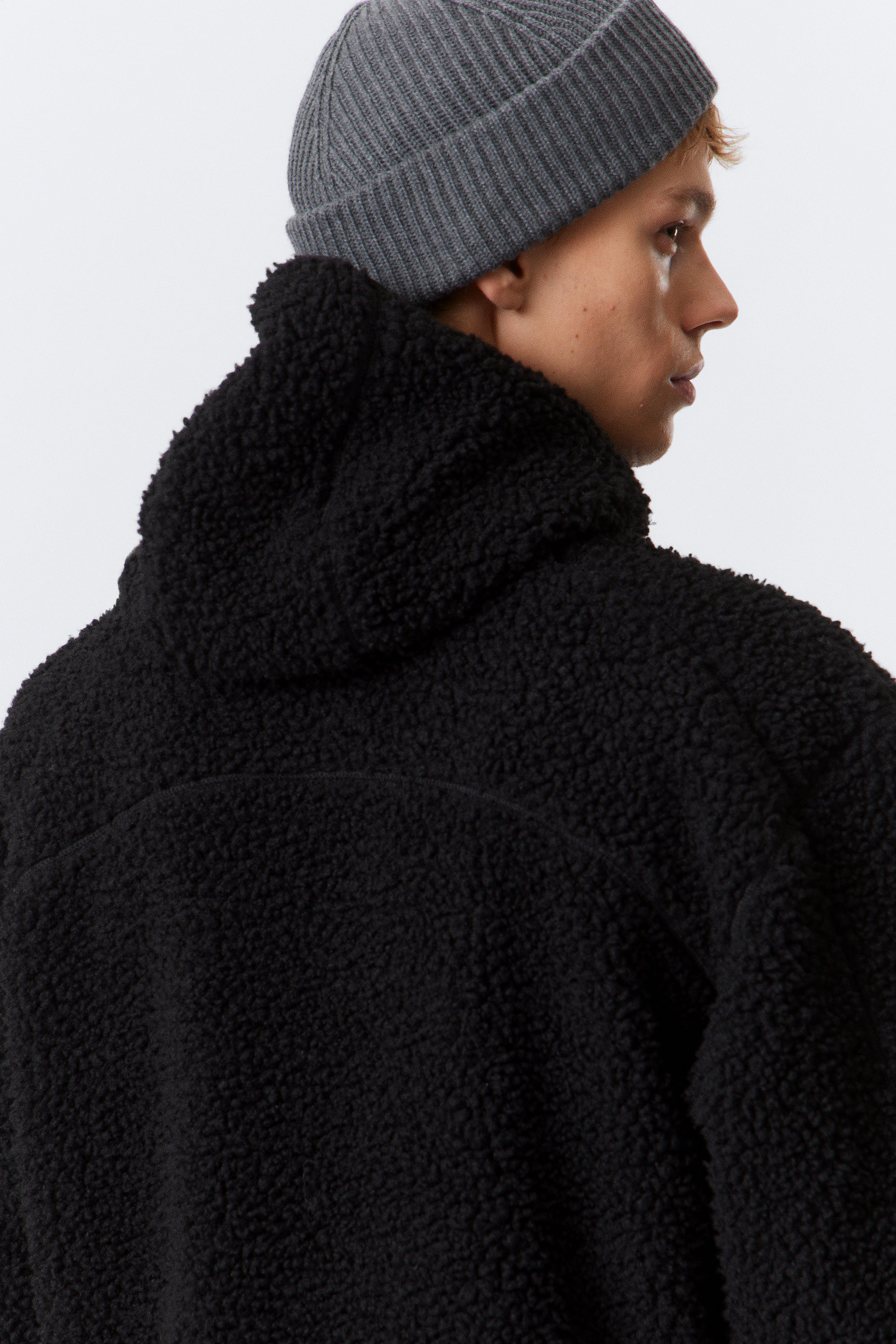 HOODED PILE JACKET - XNAUWBI