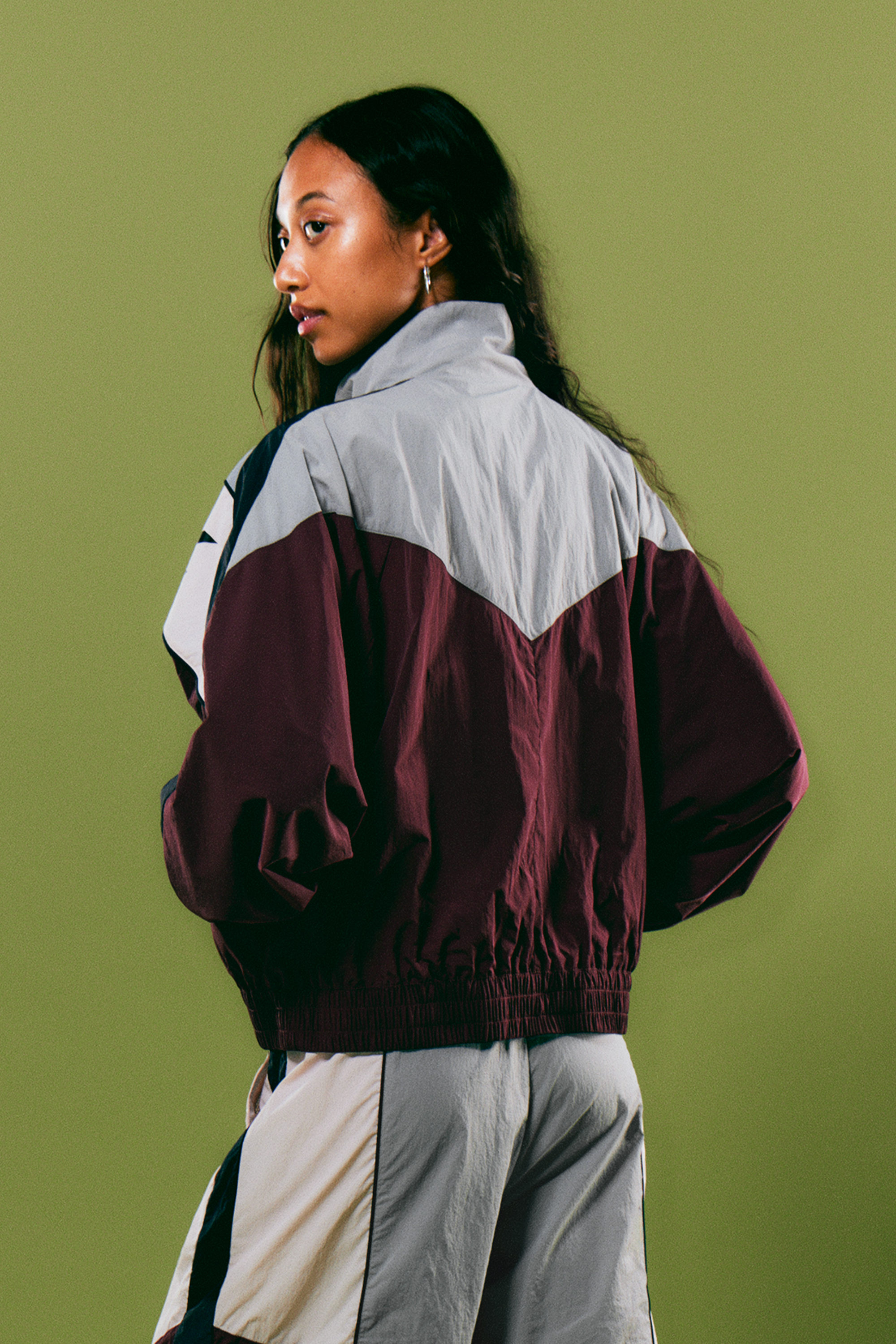GRAPHIC COLOURBLOCK TRACK JACKET - XNAUWBI