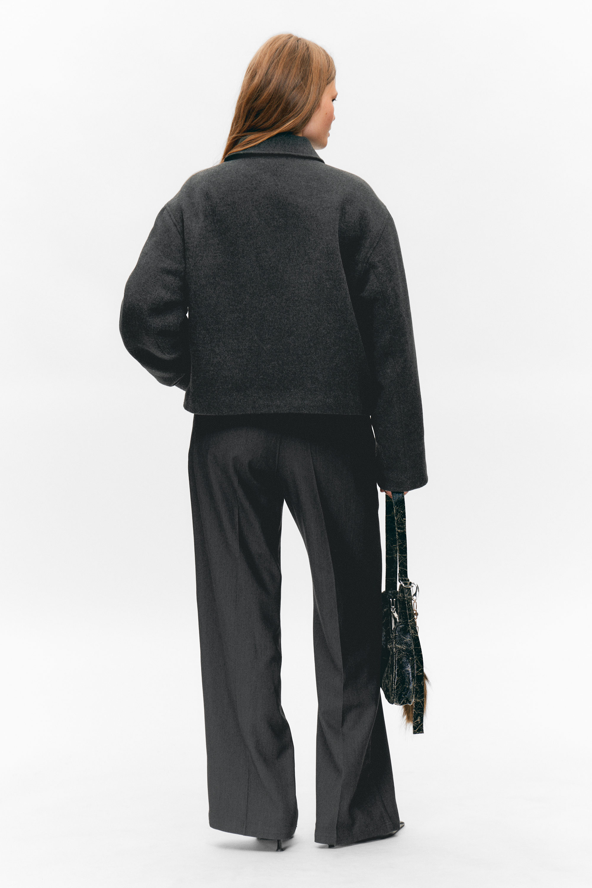 CROPPED BOXY ZIP JACKET - XNAUWBI