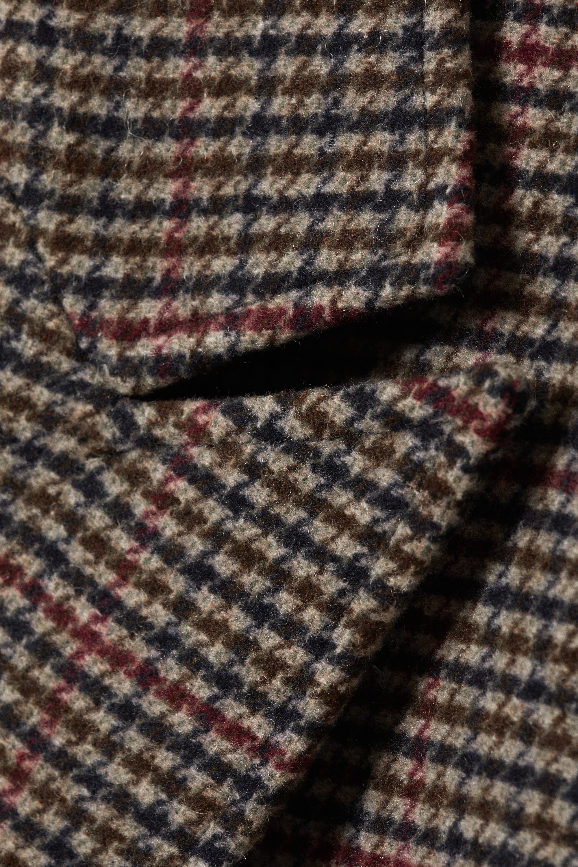 OVERSIZED SINGLE-BREASTED WOOL BLEND COAT - XNAUWBI