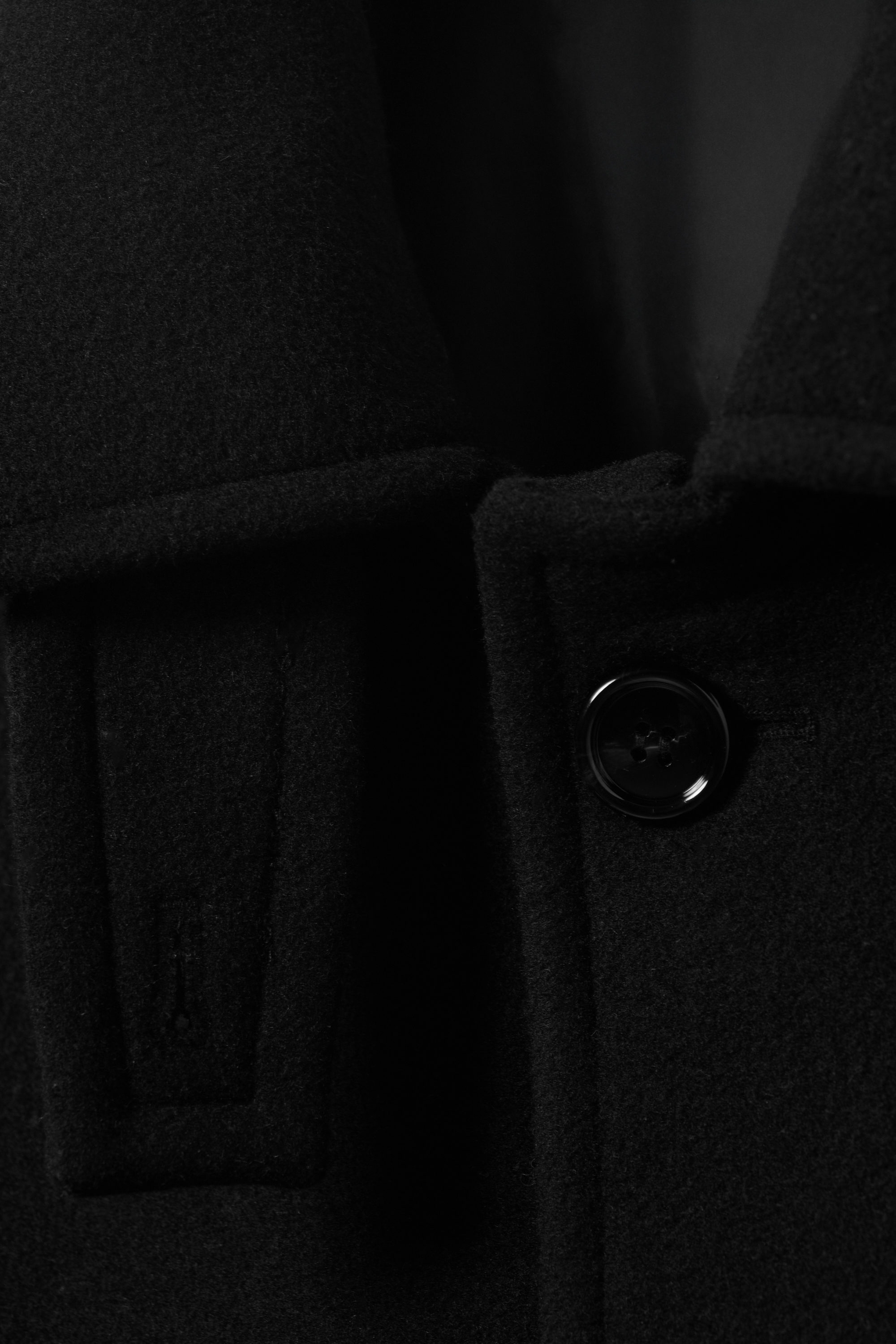 LONG OVERSIZED WOOL-BLEND COAT - XNAUWBI