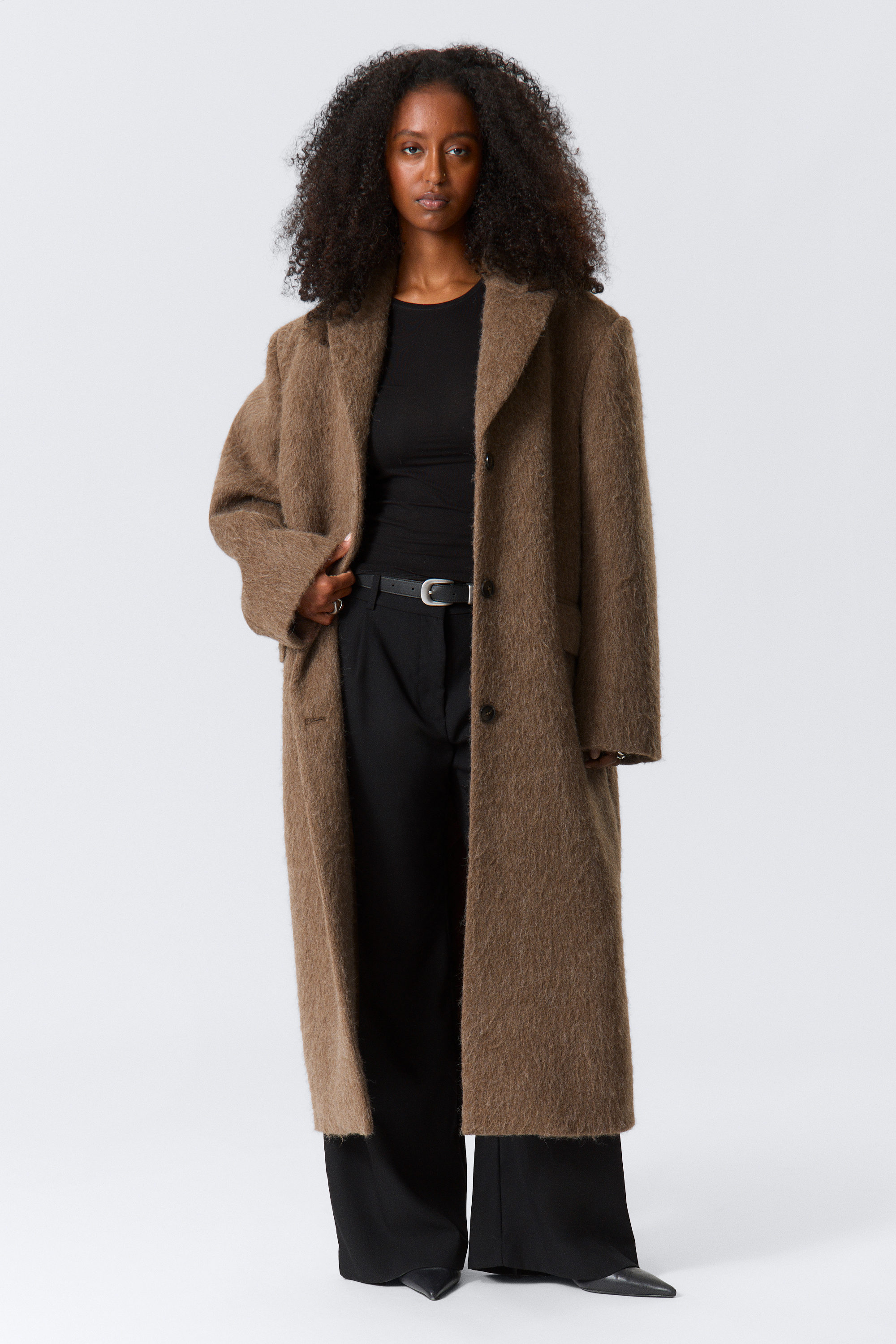 OVERSIZED WOOL-BLEND COAT - XNAUWBI
