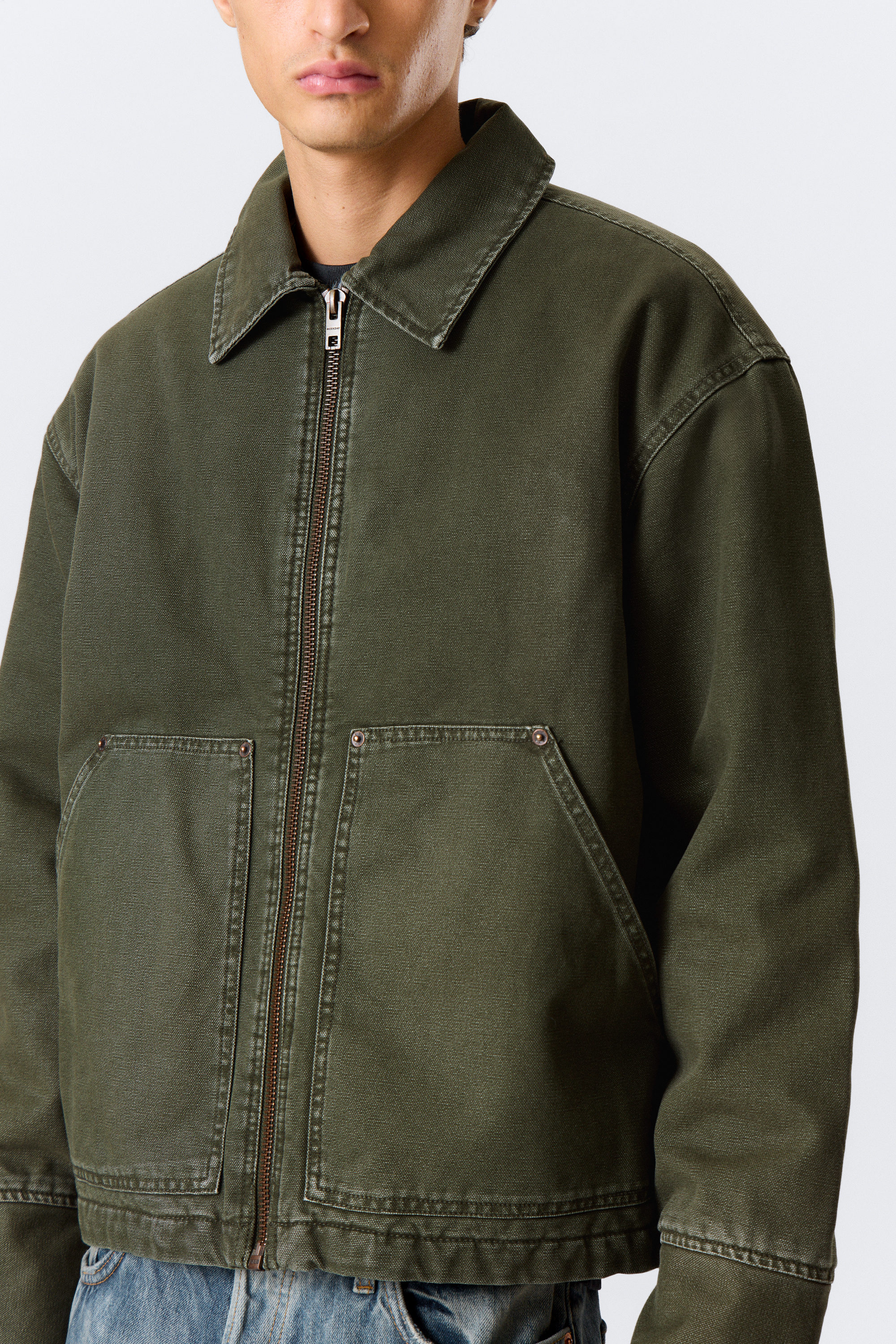 RELAXED WASHED UTILITY JACKET - XNAUWBI