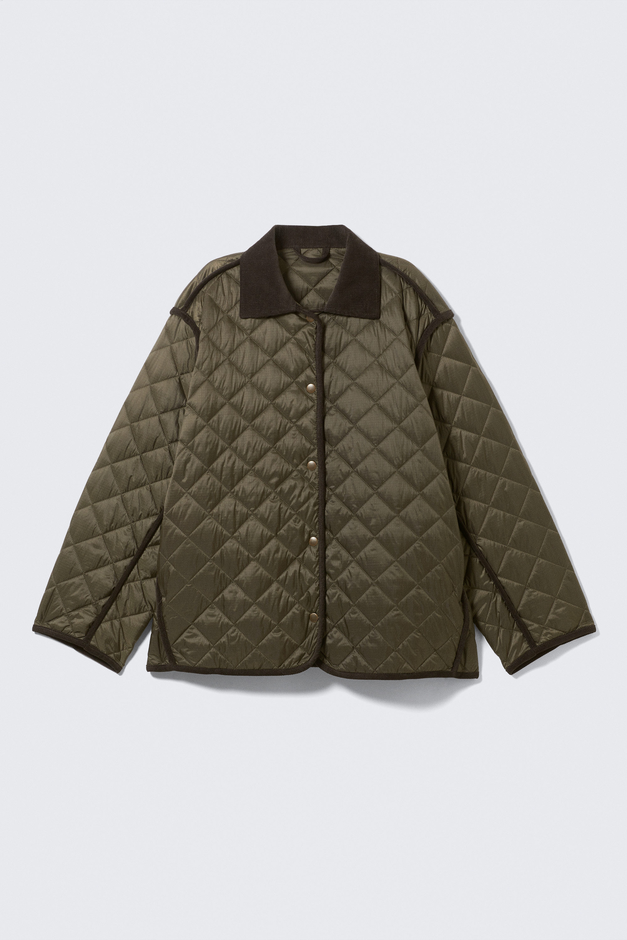 OVERSIZED QUILTED LINER JACKET - XNAUWBI