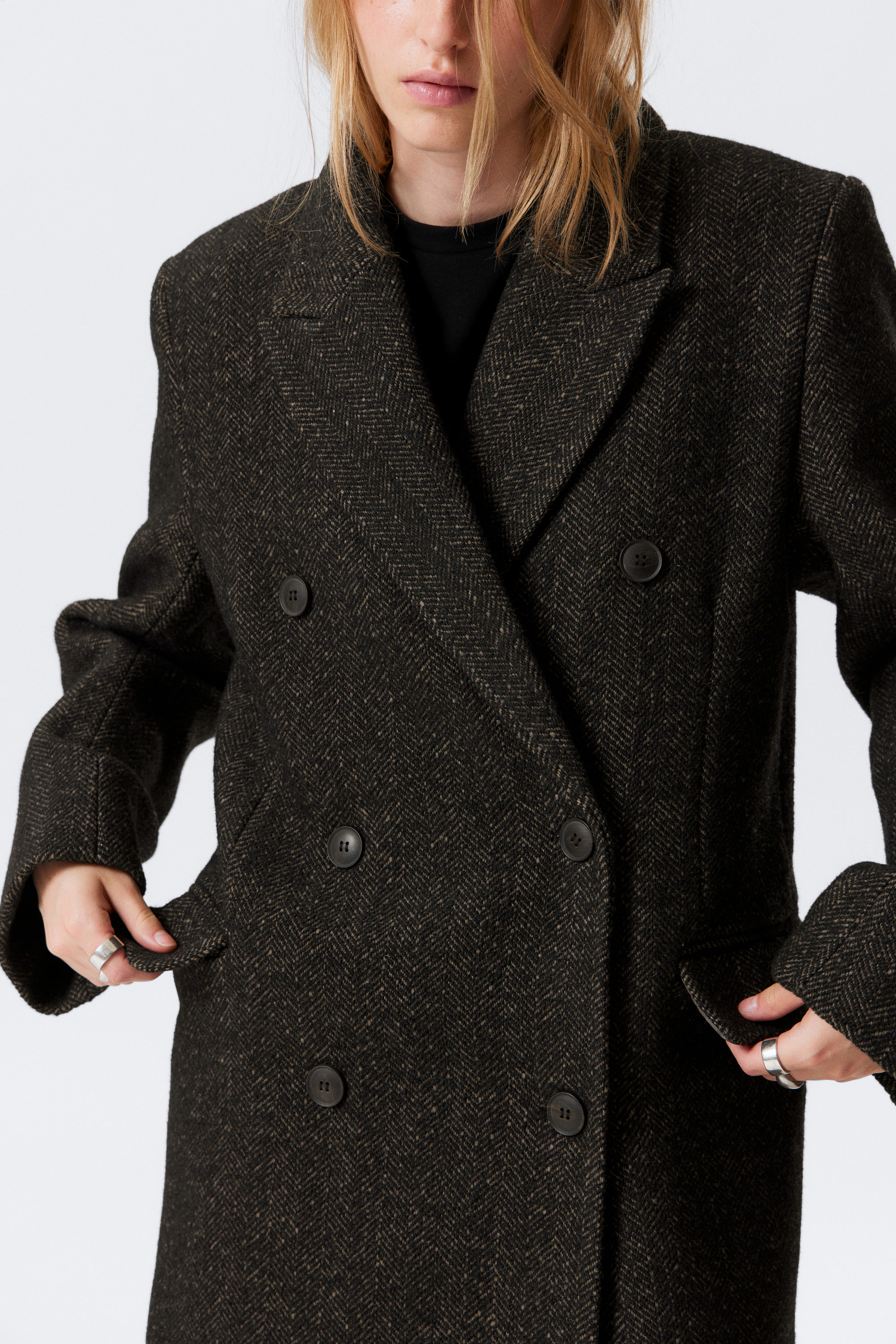LOGAN DOUBLE-BREASTED WOOL-BLEND COAT - XNAUWBI