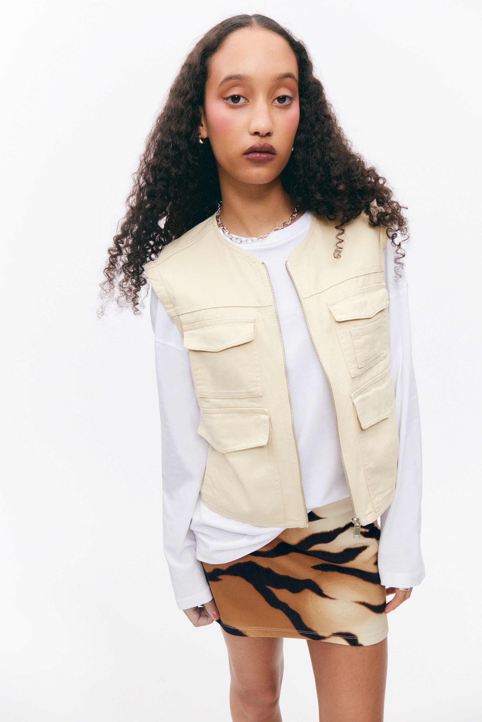 DETACHABLE SLEEVE COTTON JACKET - XNAUWBI