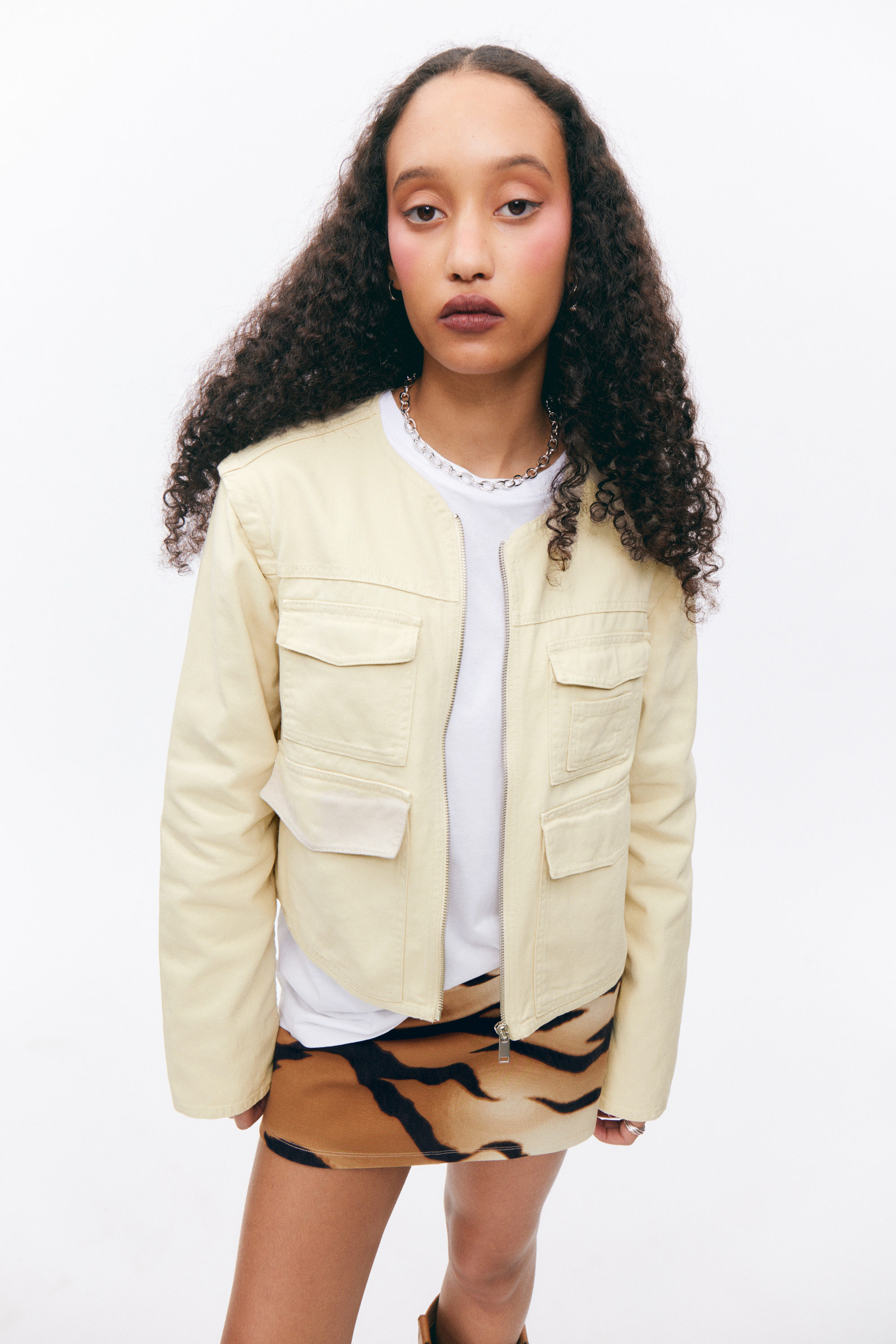 DETACHABLE SLEEVE COTTON JACKET - XNAUWBI