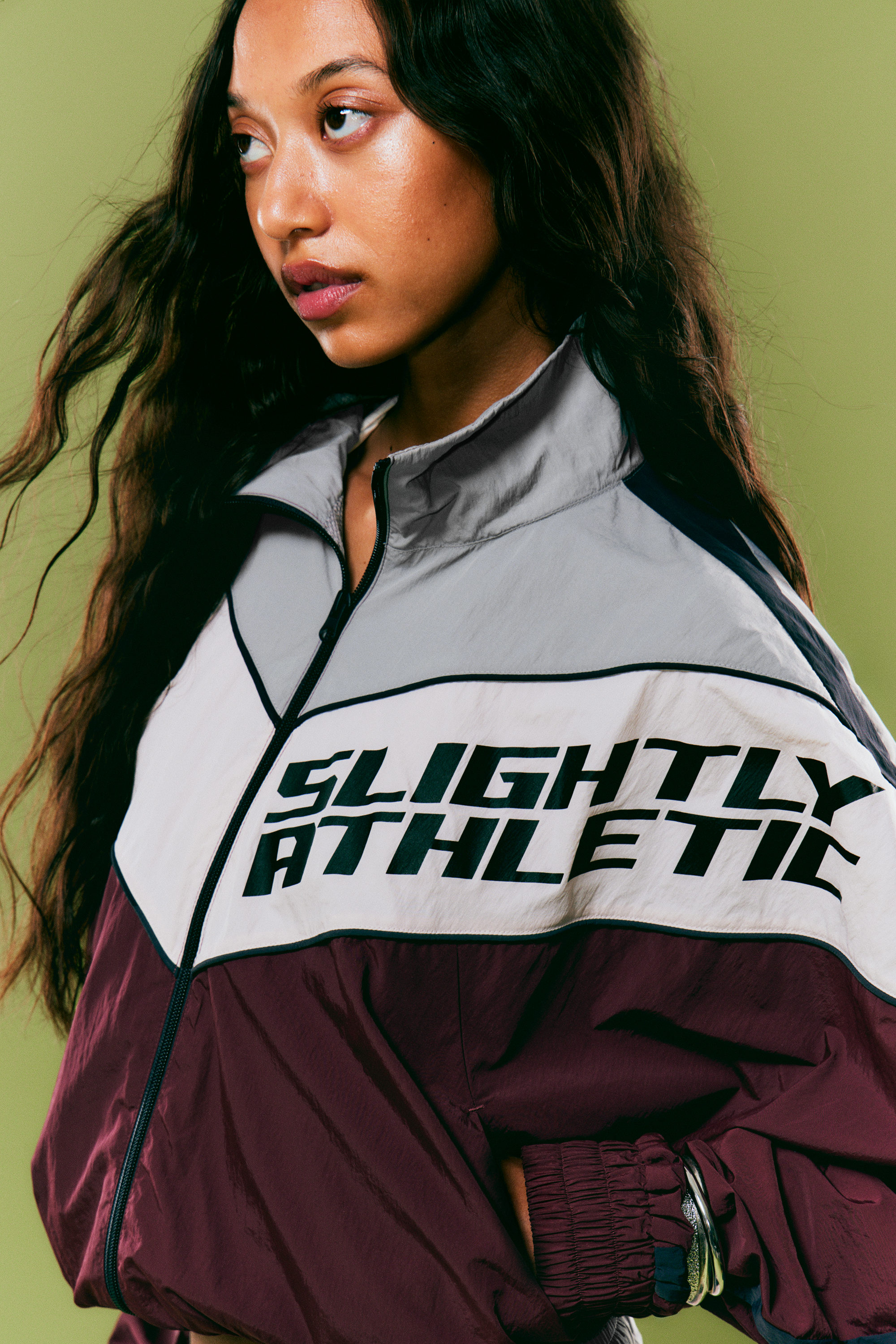 GRAPHIC COLOURBLOCK TRACK JACKET - XNAUWBI