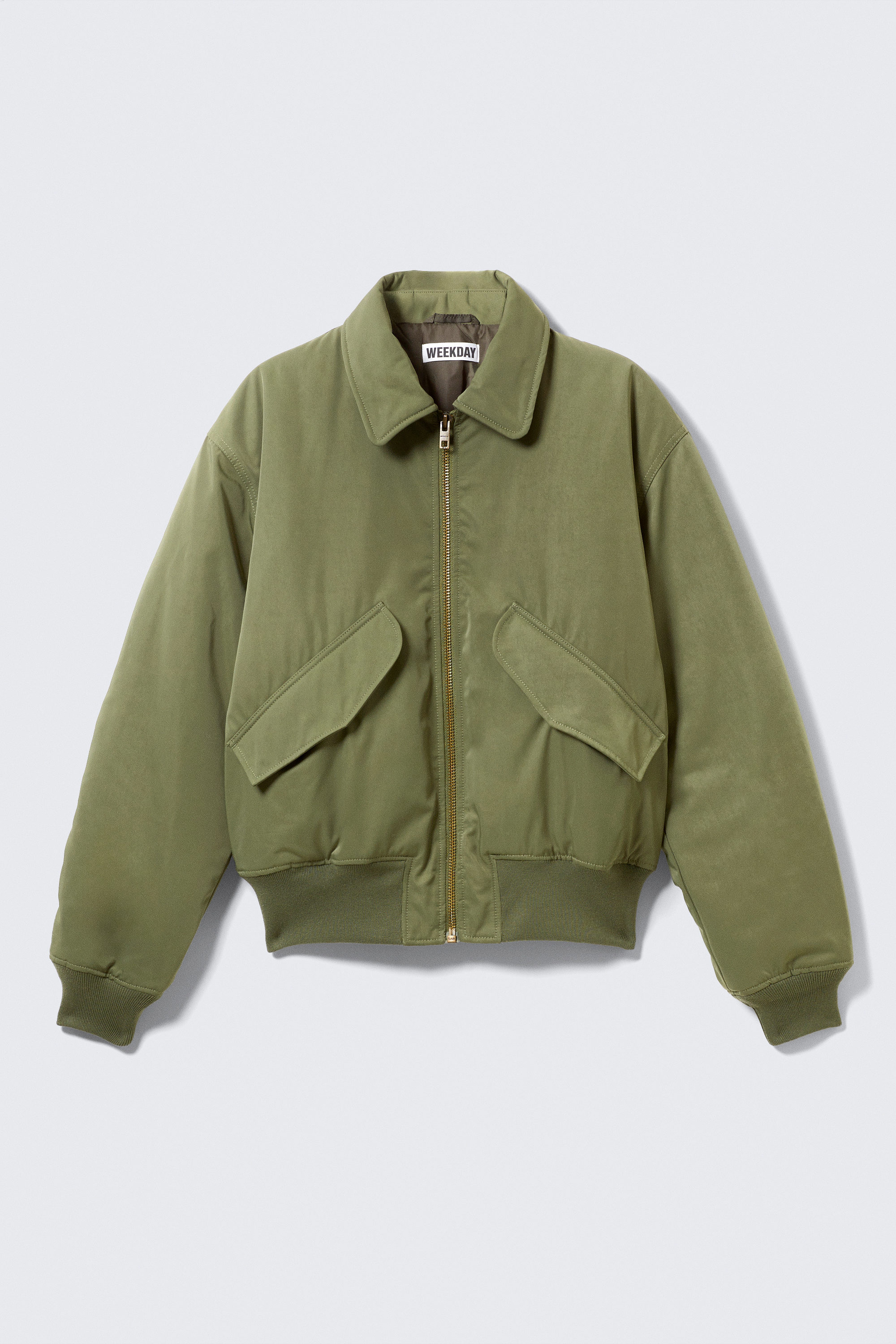 PADDED TWILL BOMBER JACKET - XNAUWBI