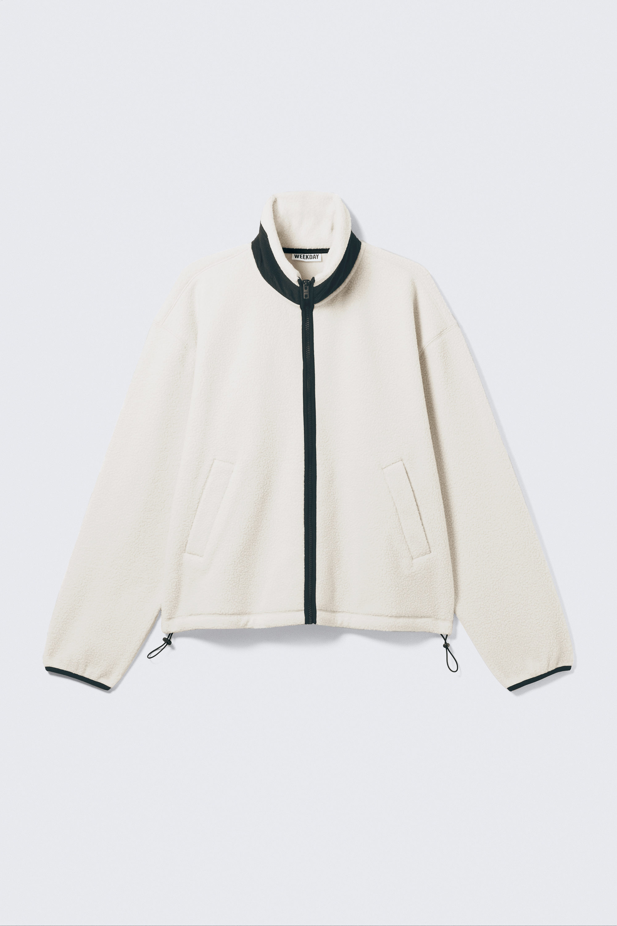 LOOSE FIT ZIP FLEECE JACKET - XNAUWBI