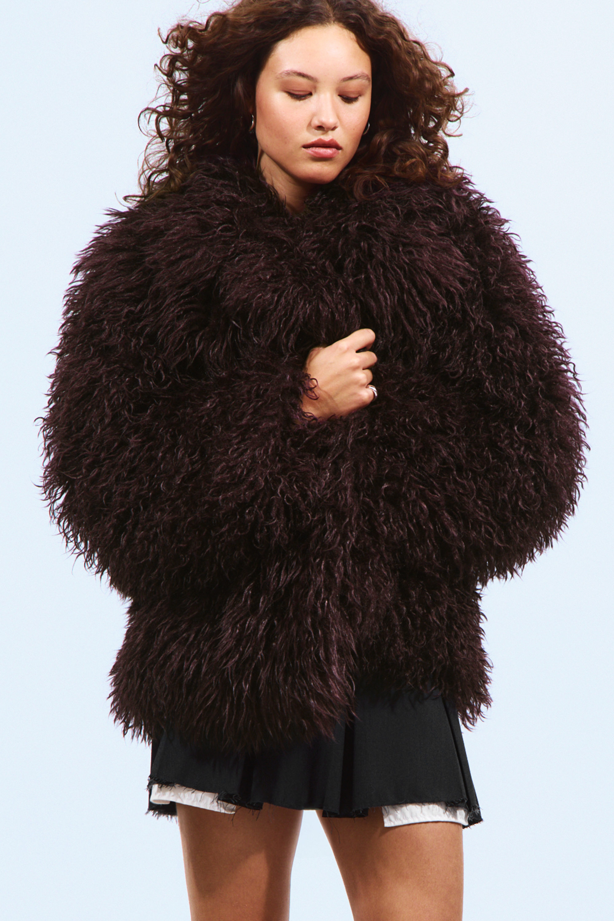 FAUX FUR JACKET - XNAUWBI
