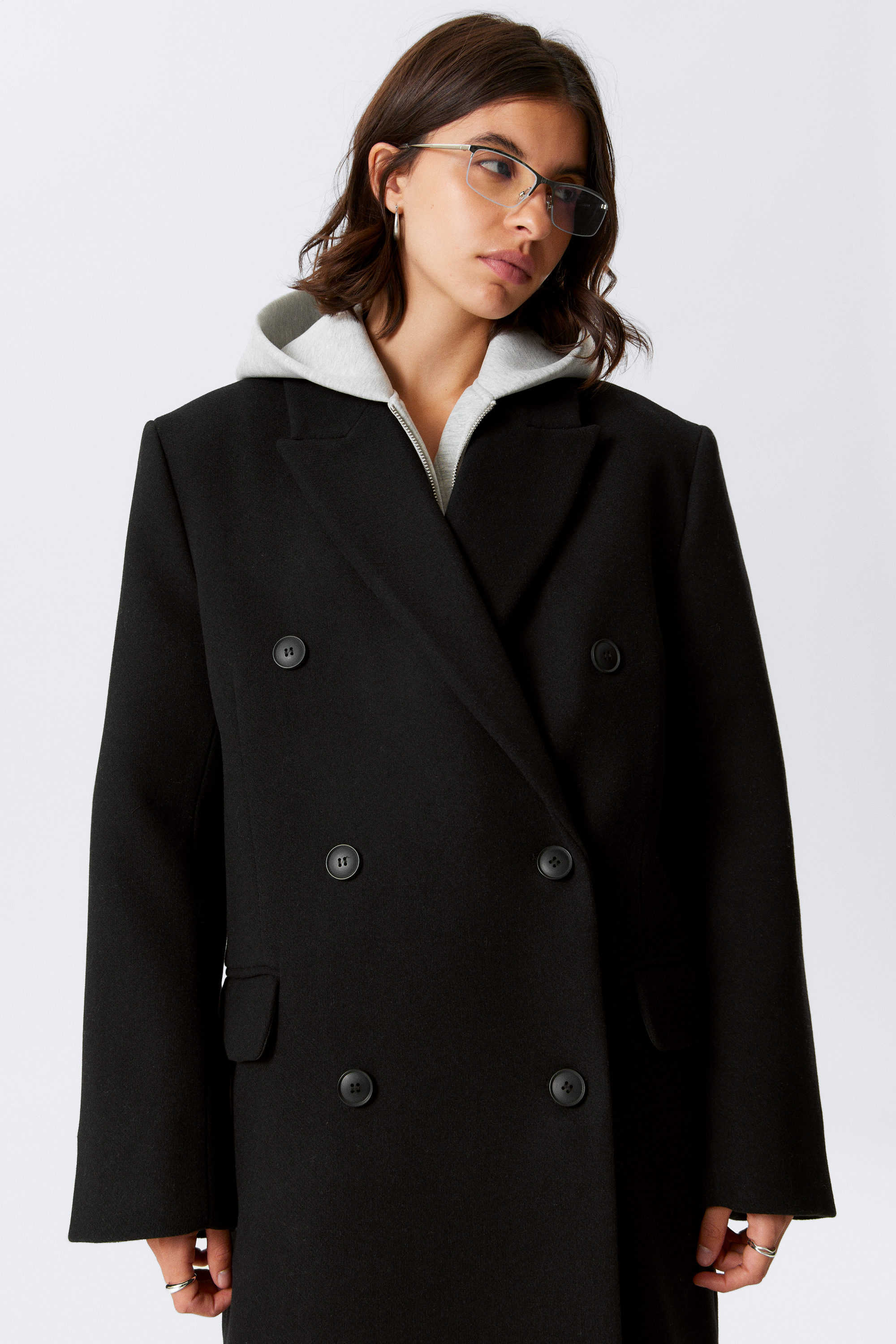 LOGAN DOUBLE-BREASTED WOOL-BLEND COAT - XNAUWBI