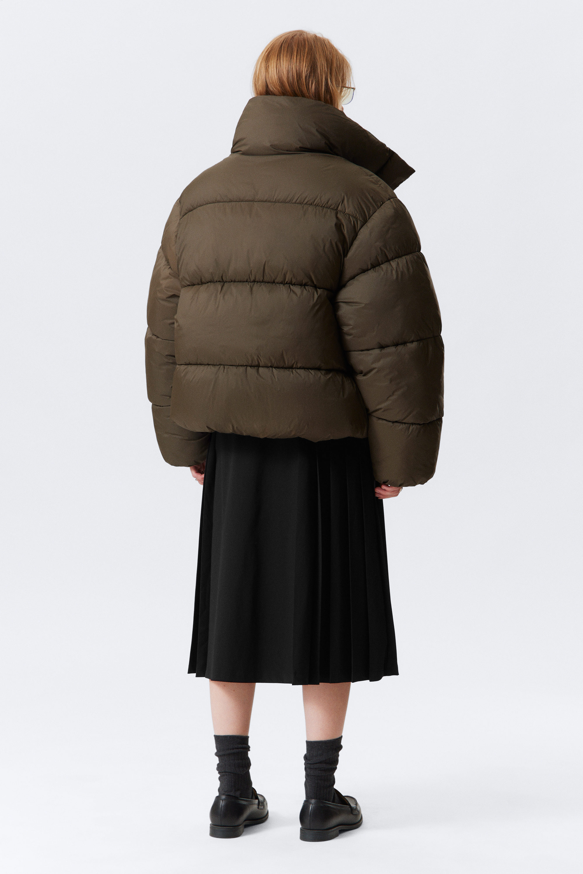 SHORT OVERSIZED PUFFER JACKET - XNAUWBI
