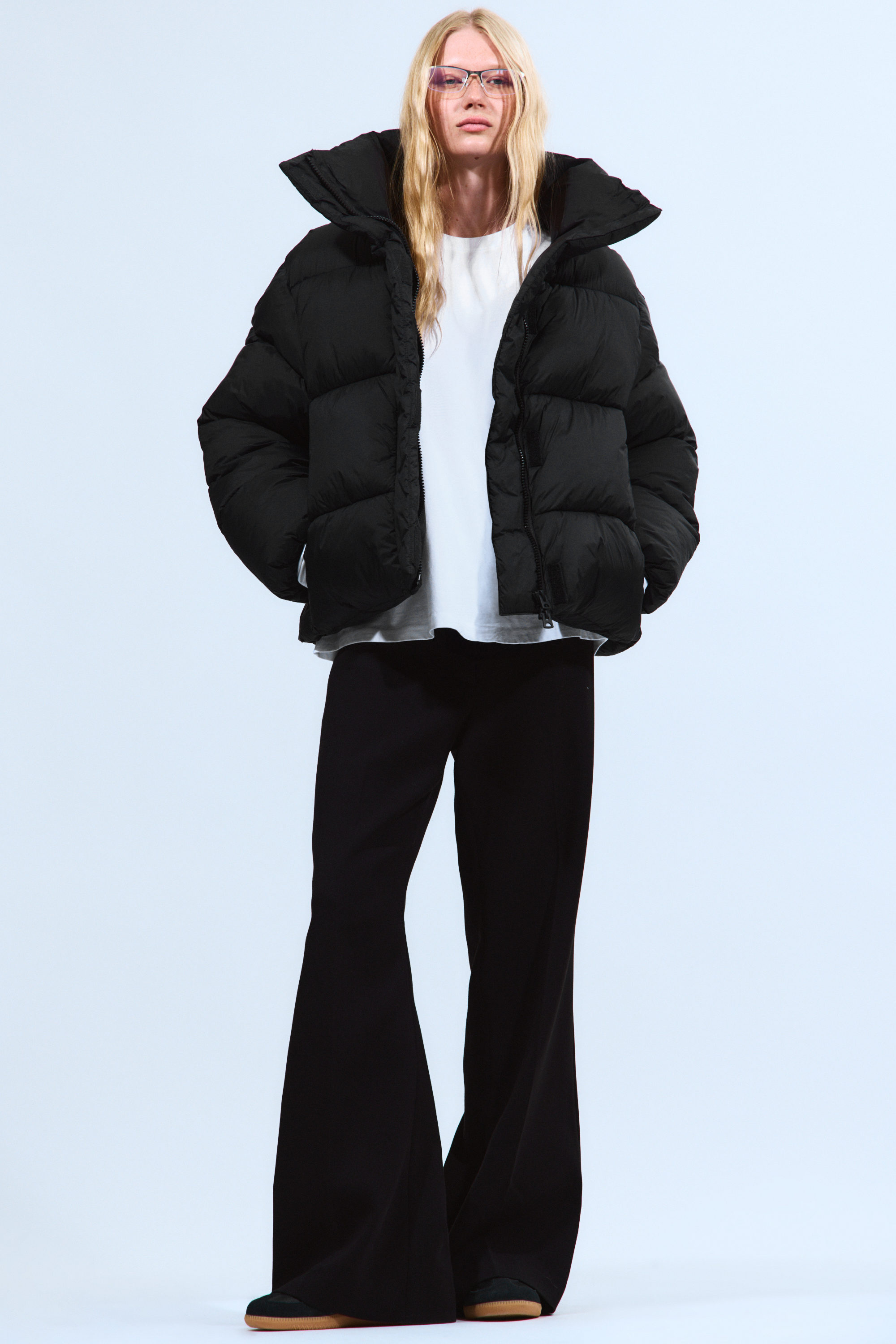 SHORT OVERSIZED PUFFER JACKET - XNAUWBI
