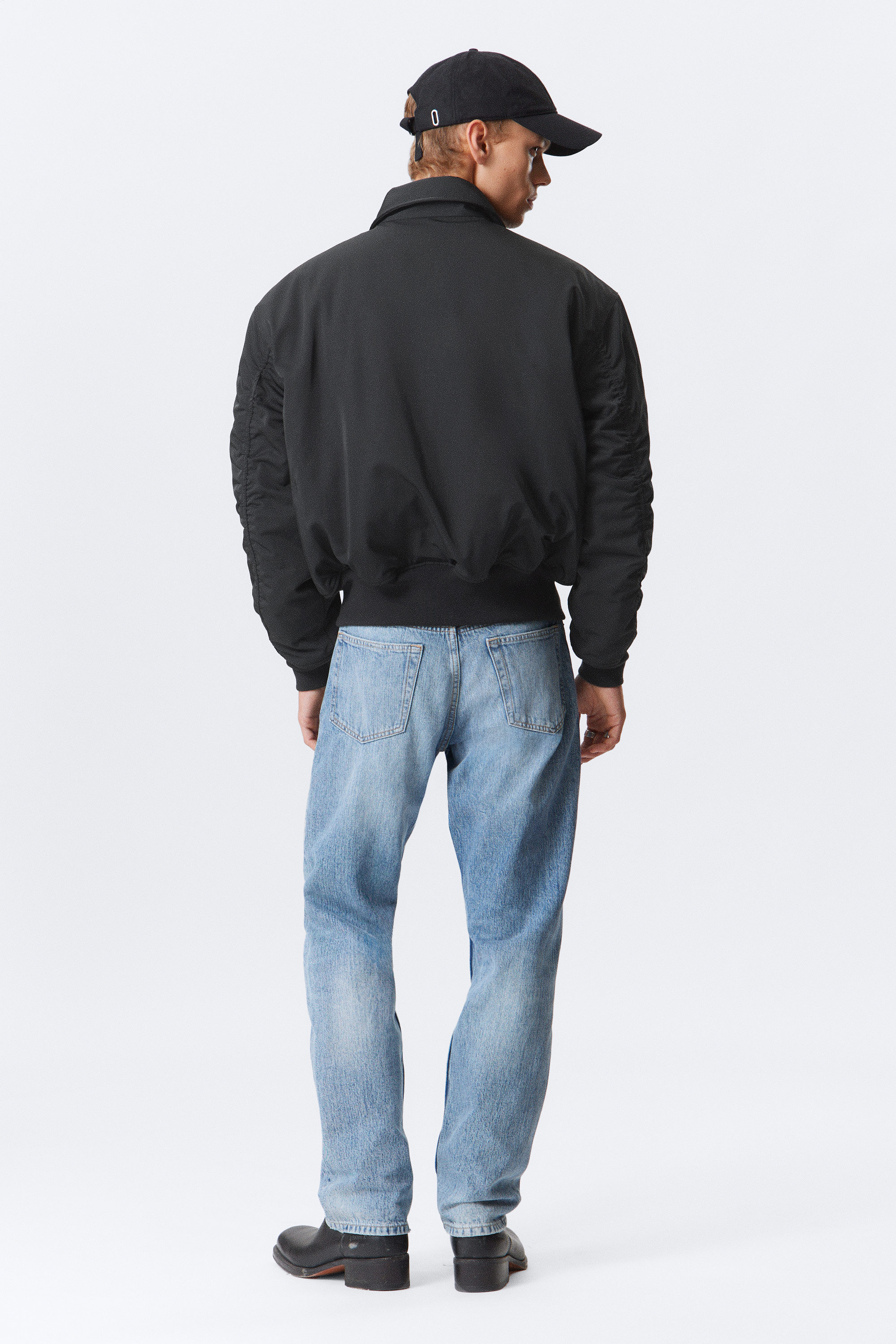 PADDED TWILL BOMBER JACKET - XNAUWBI