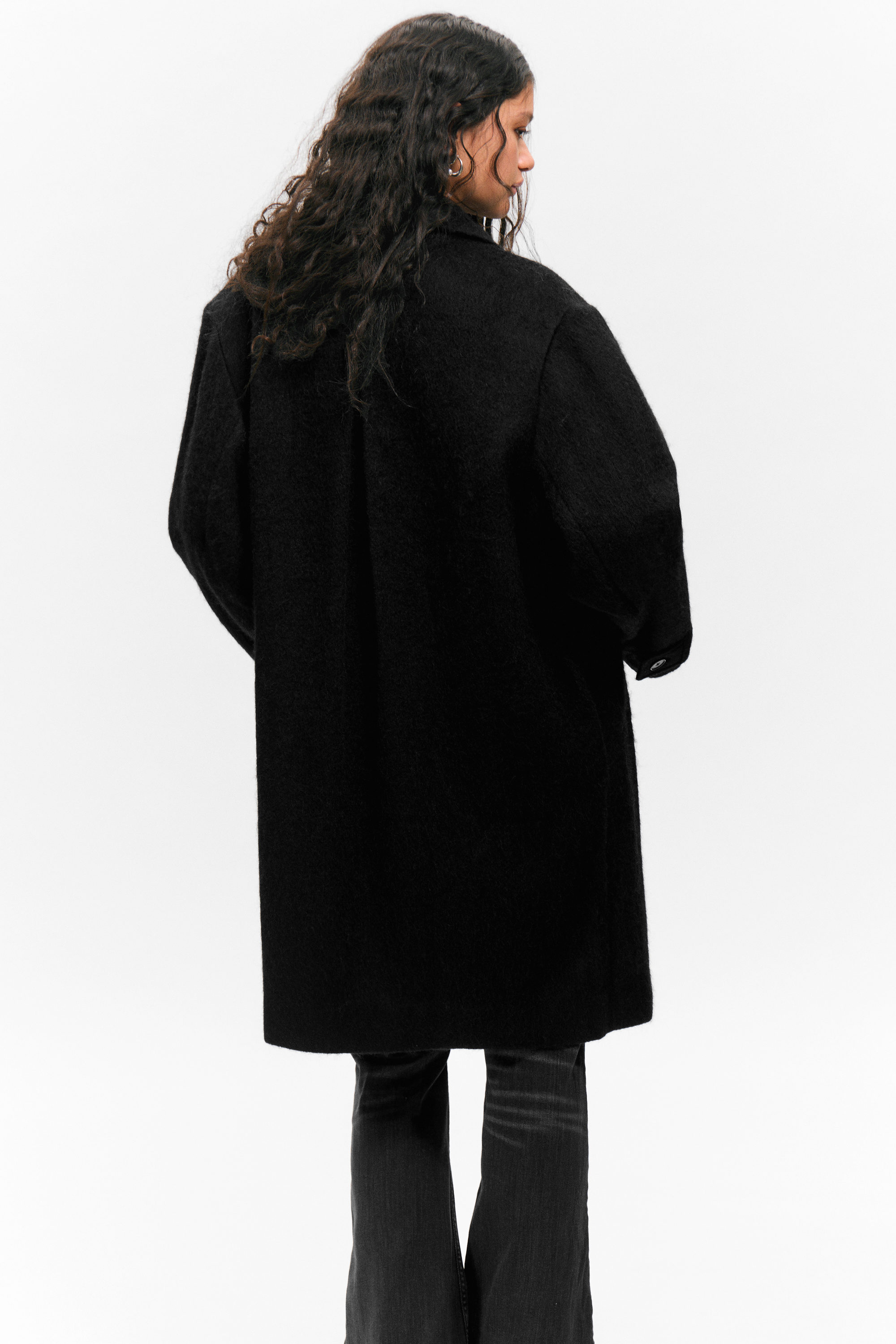 KNEE-LENGTH SINGLE-BREASTED COAT - XNAUWBI