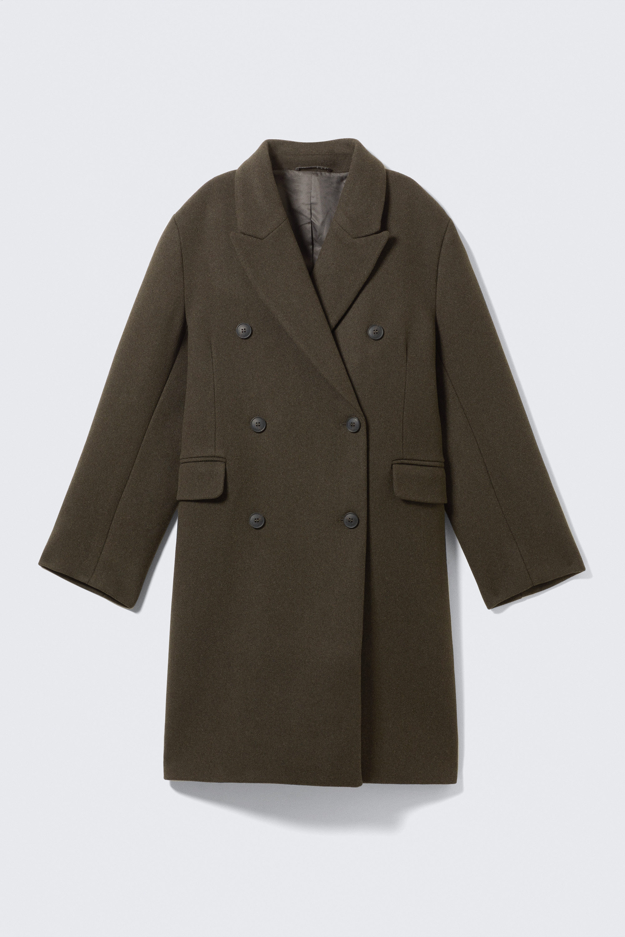 LOGAN KNEE-LENGTH WOOL-BLEND COAT - XNAUWBI