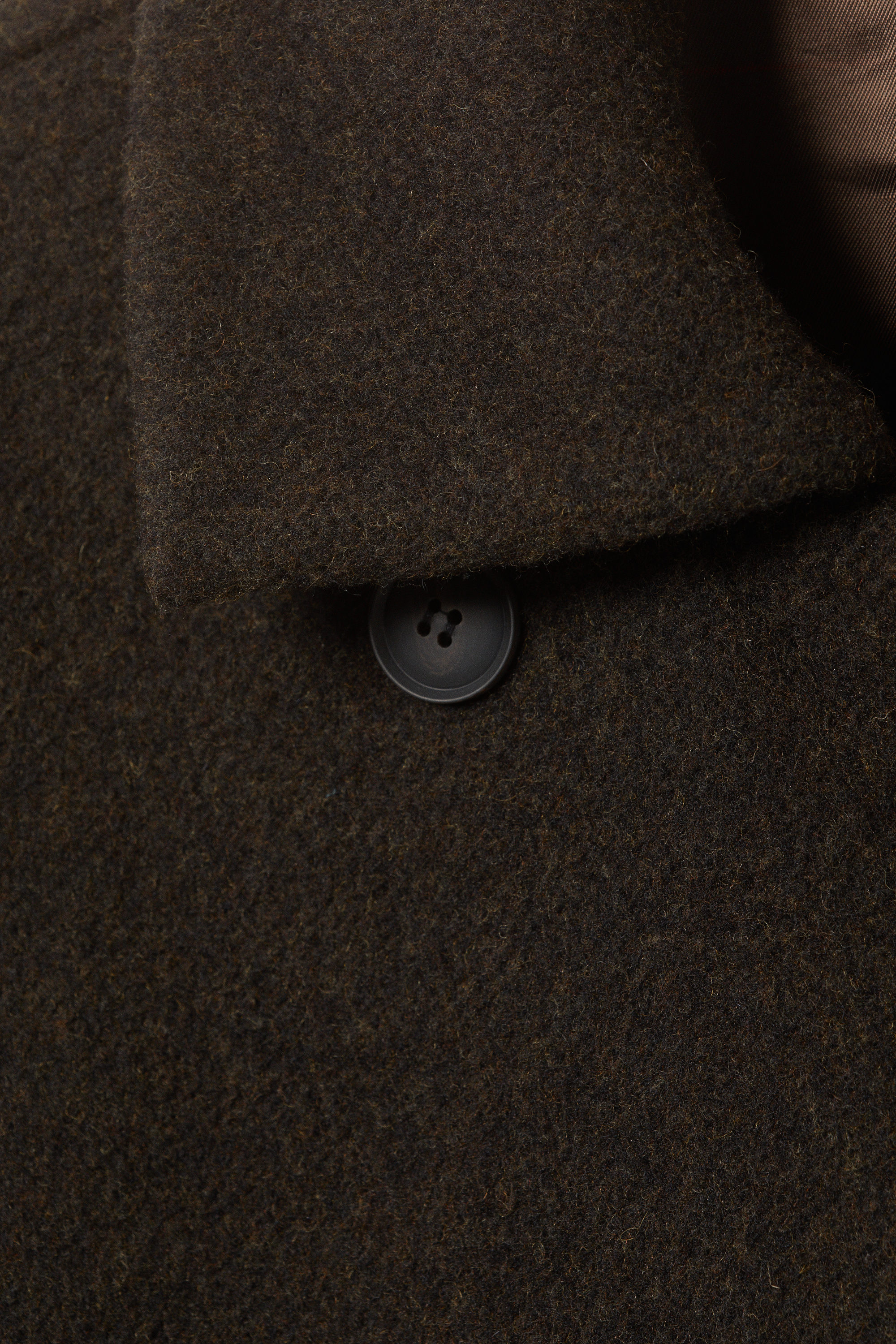 OVERSIZED DOUBLE-BREASTED WOOL BLEND COAT - XNAUWBI