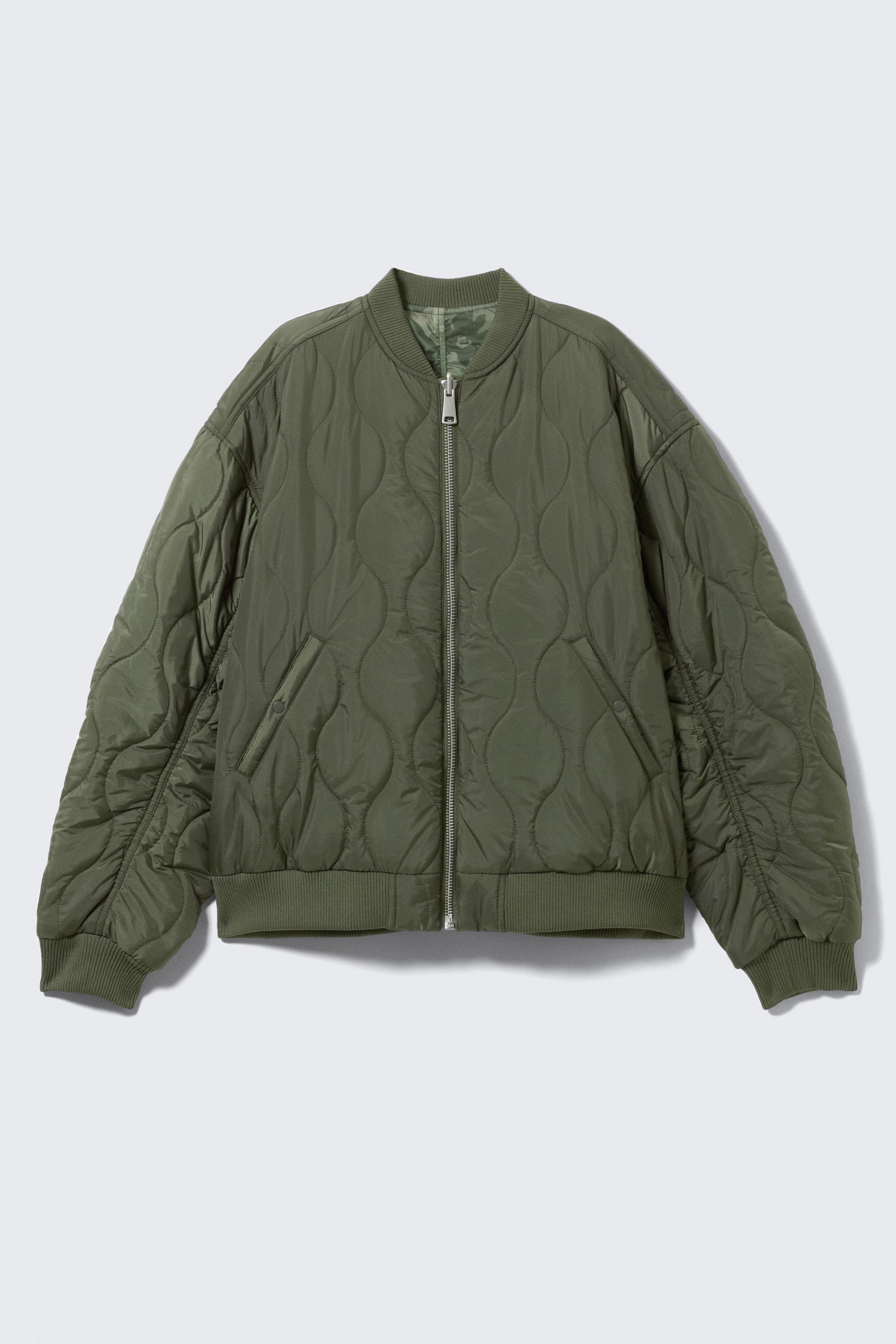 LOOSE REVERSIBLE BOMBER JACKET - XNAUWBI