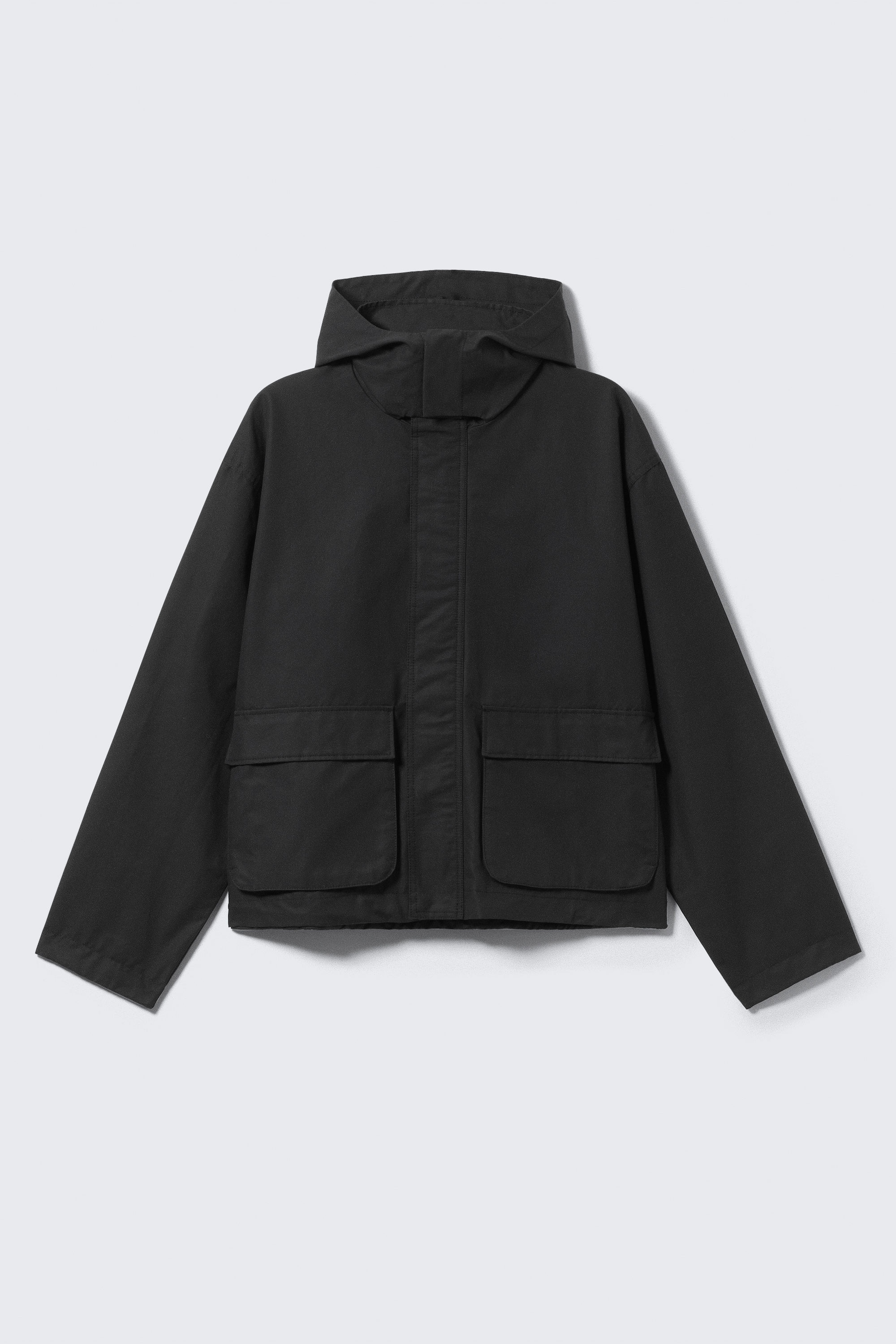 RELAXED FIT HOODED JACKET - XNAUWBI