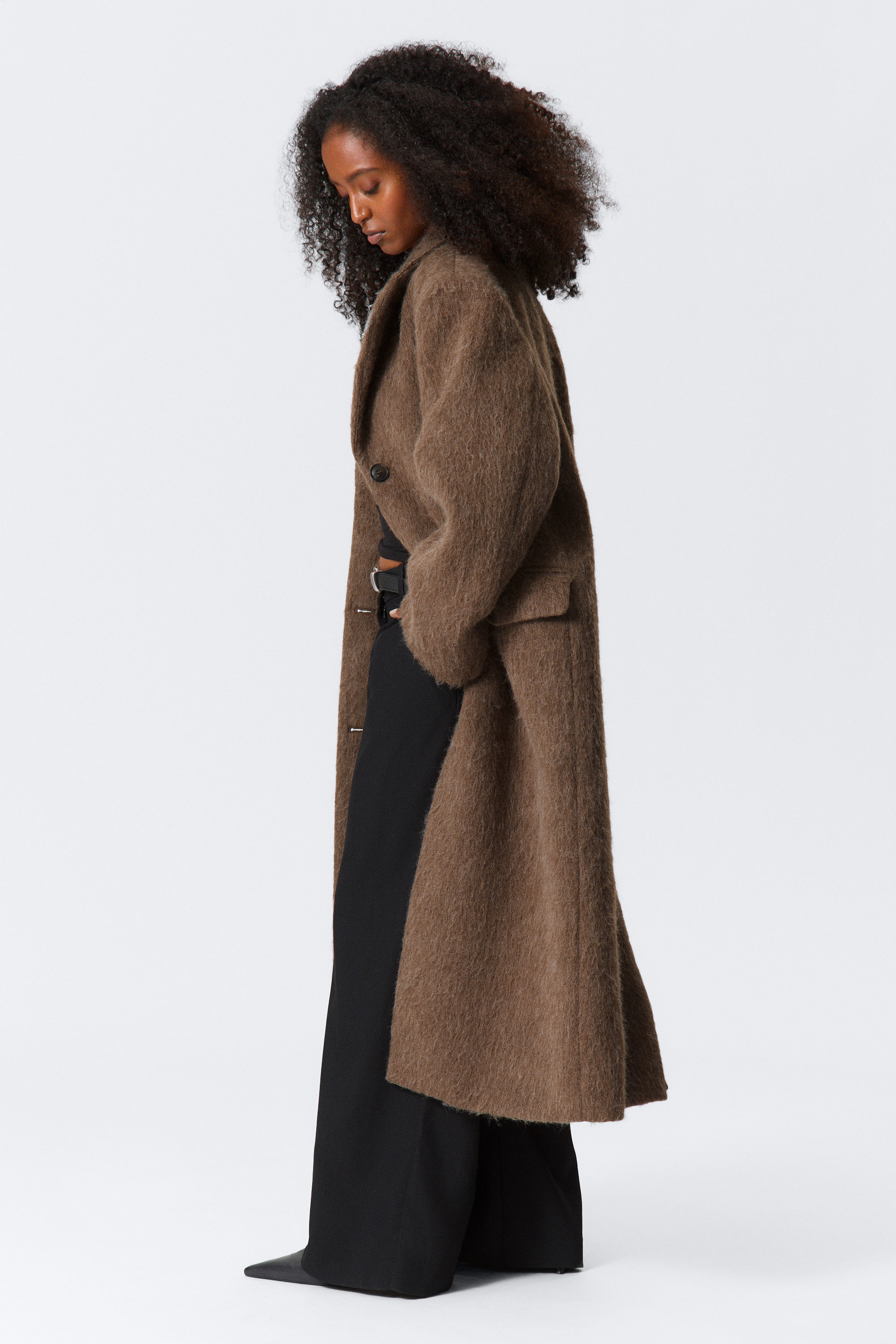 OVERSIZED WOOL-BLEND COAT - XNAUWBI