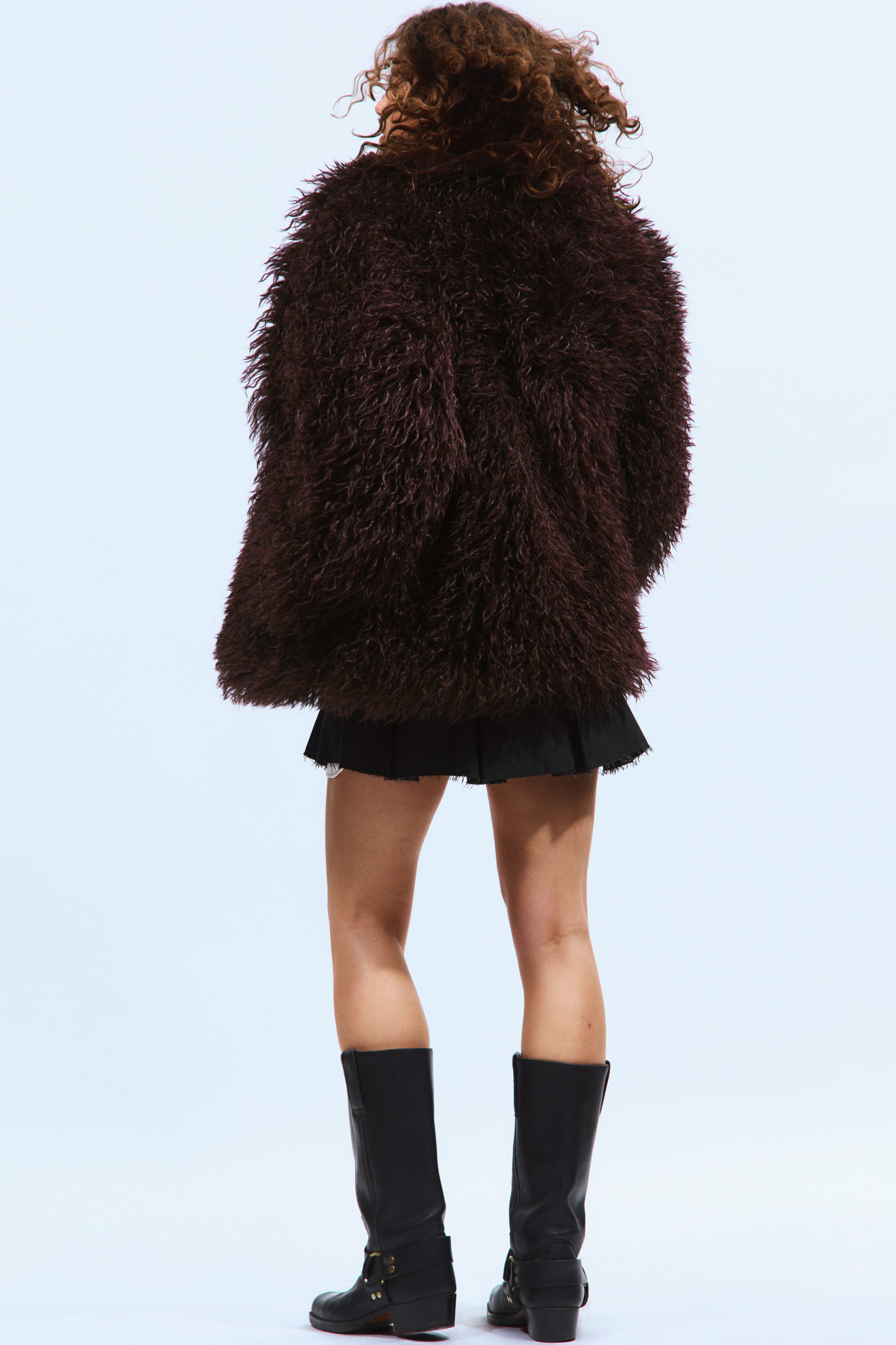 FAUX FUR JACKET - XNAUWBI