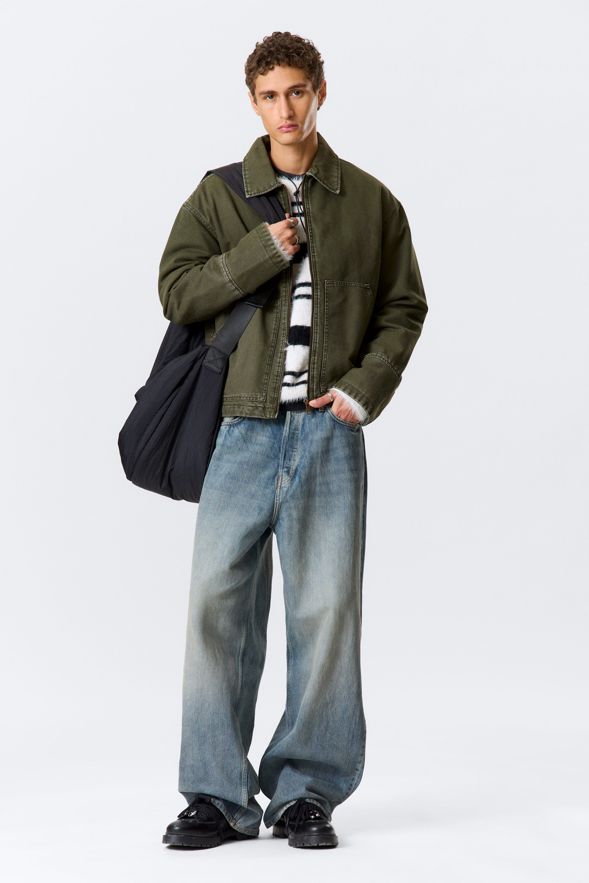 RELAXED WASHED UTILITY JACKET - XNAUWBI