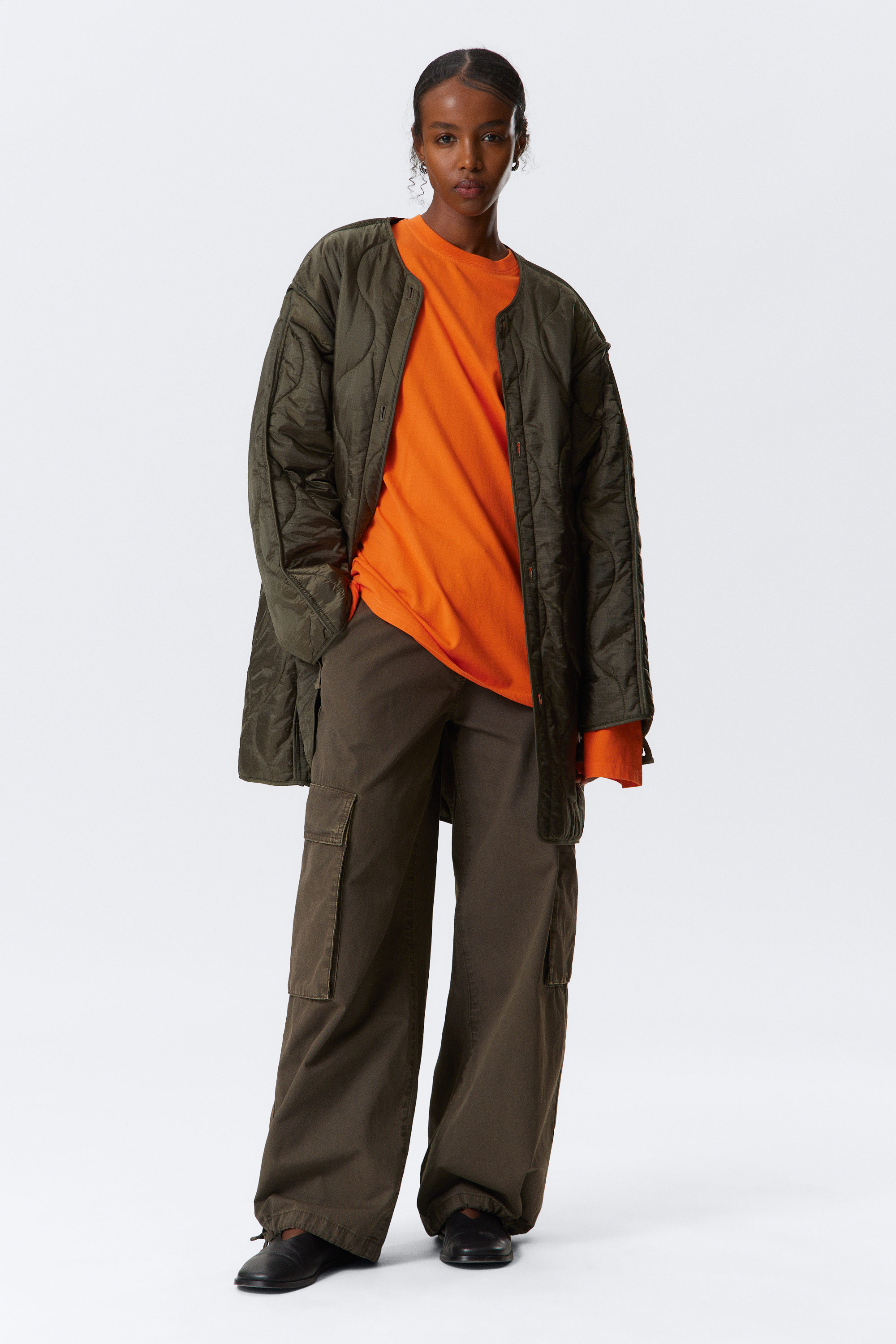 OVERSIZED PARKA WITH DETACHABLE LINING - XNAUWBI