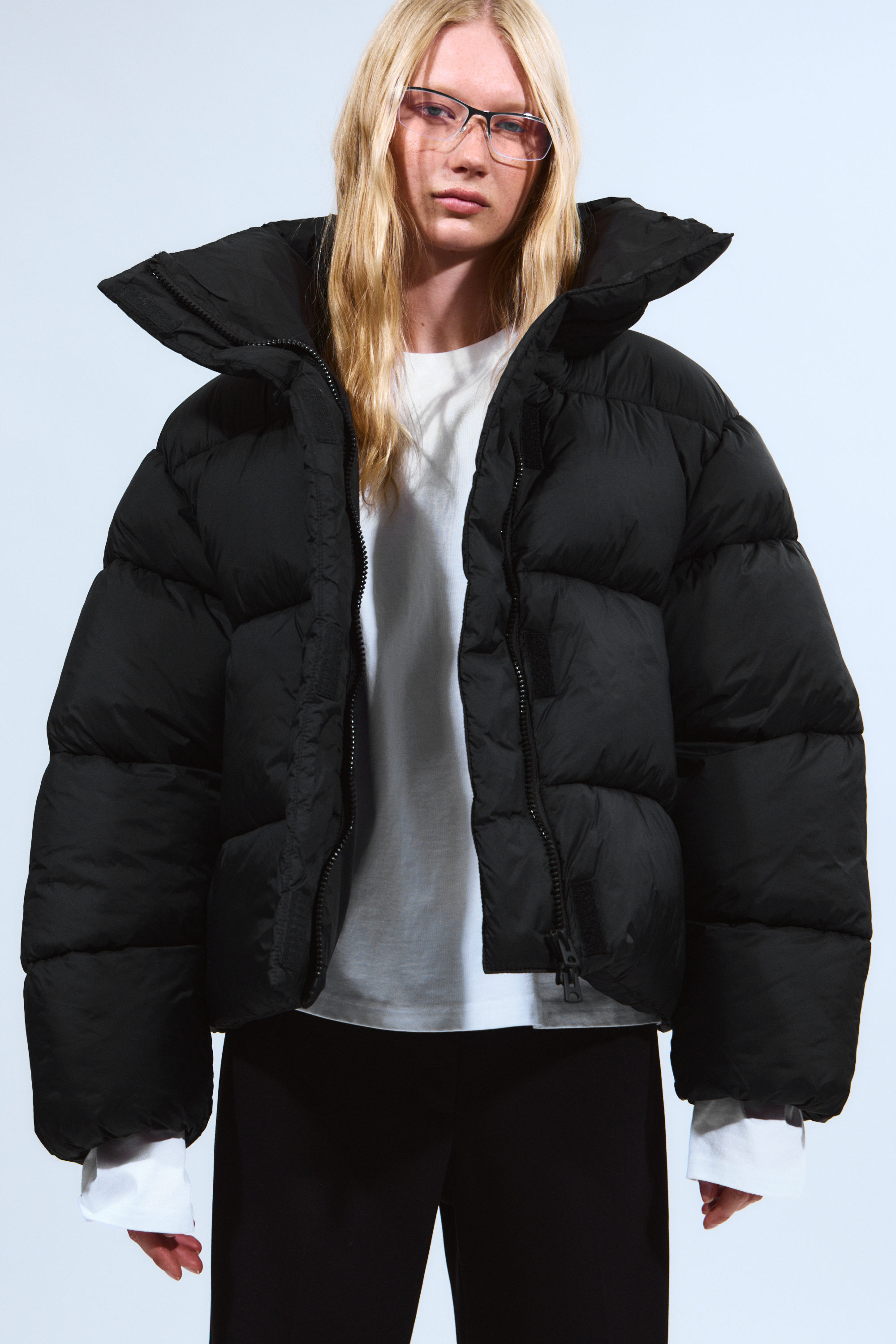 SHORT OVERSIZED PUFFER JACKET - XNAUWBI