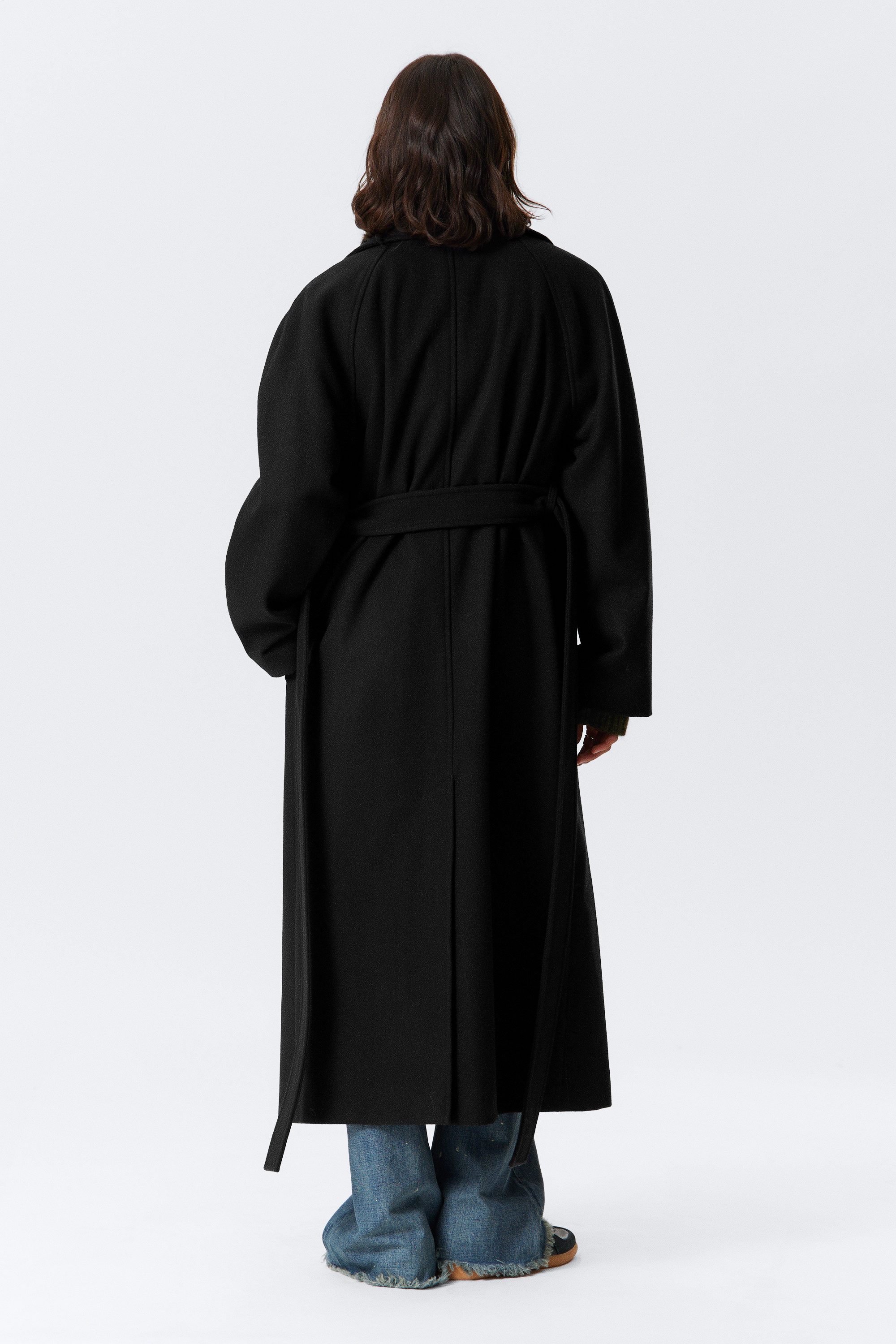 KIA OVERSIZED WOOL-BLEND DOUBLE-BREASTED COAT - XNAUWBI