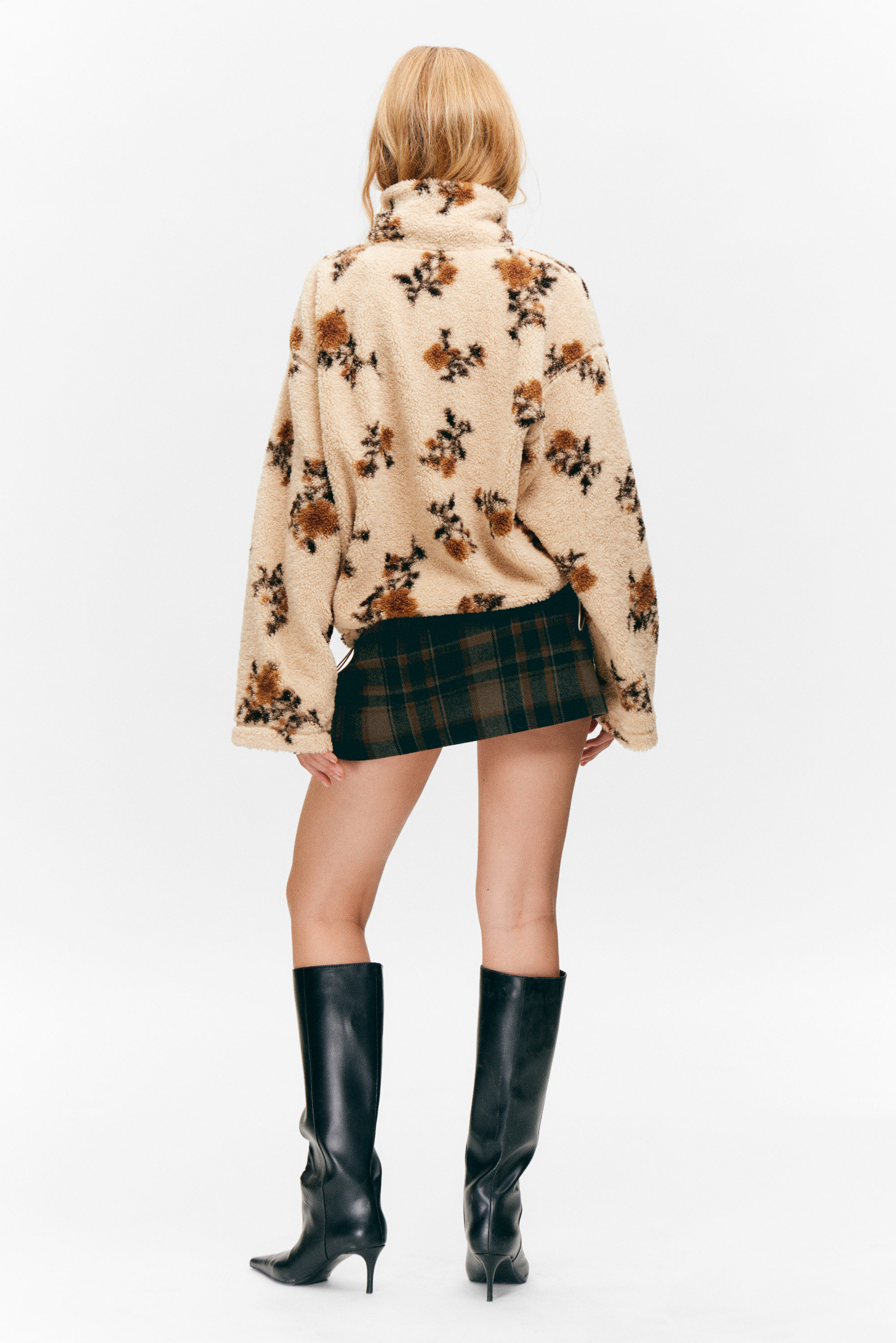 PILE FLEECE ZIP JACKET - XNAUWBI