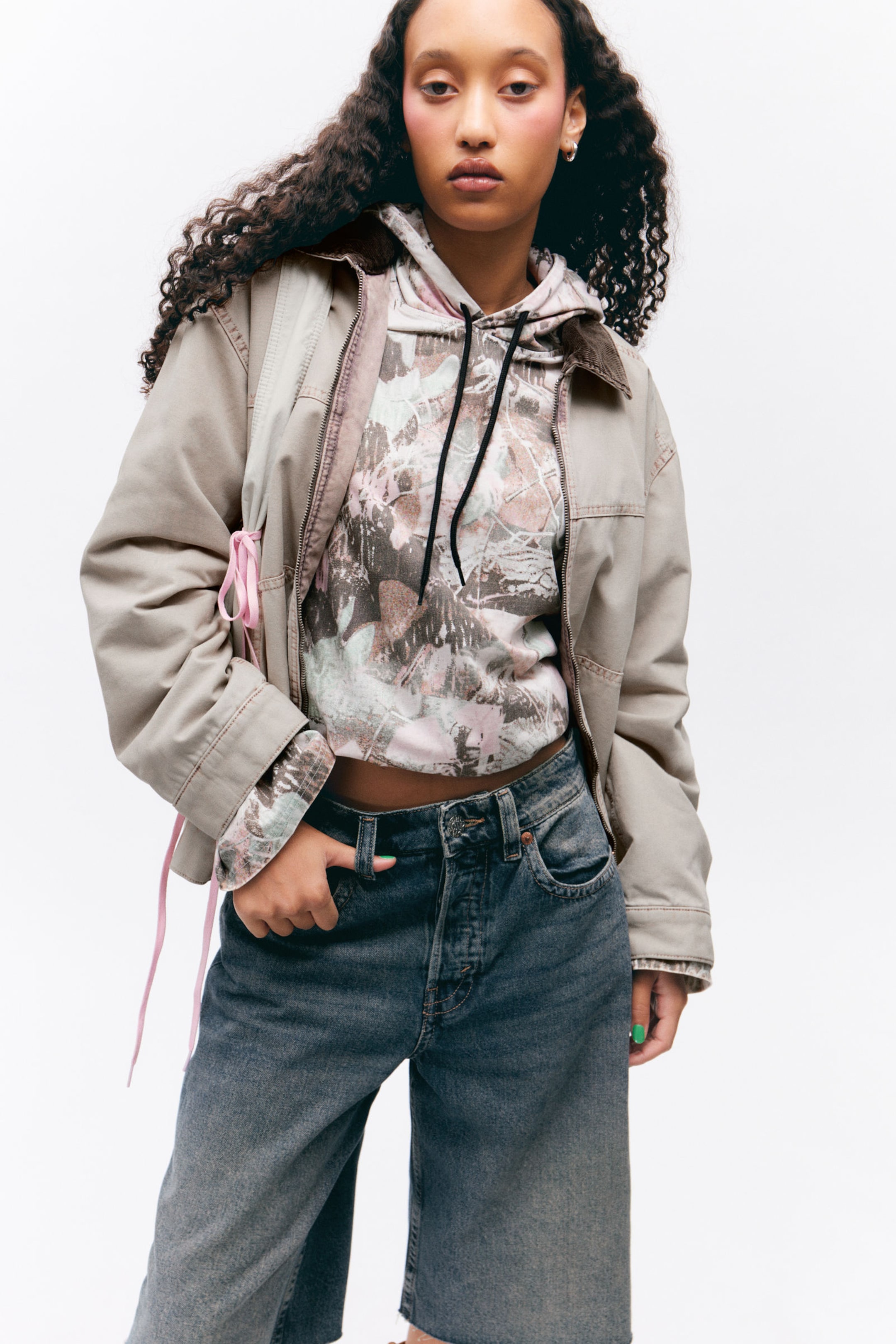 PADDED COTTON CANVAS JACKET - XNAUWBI