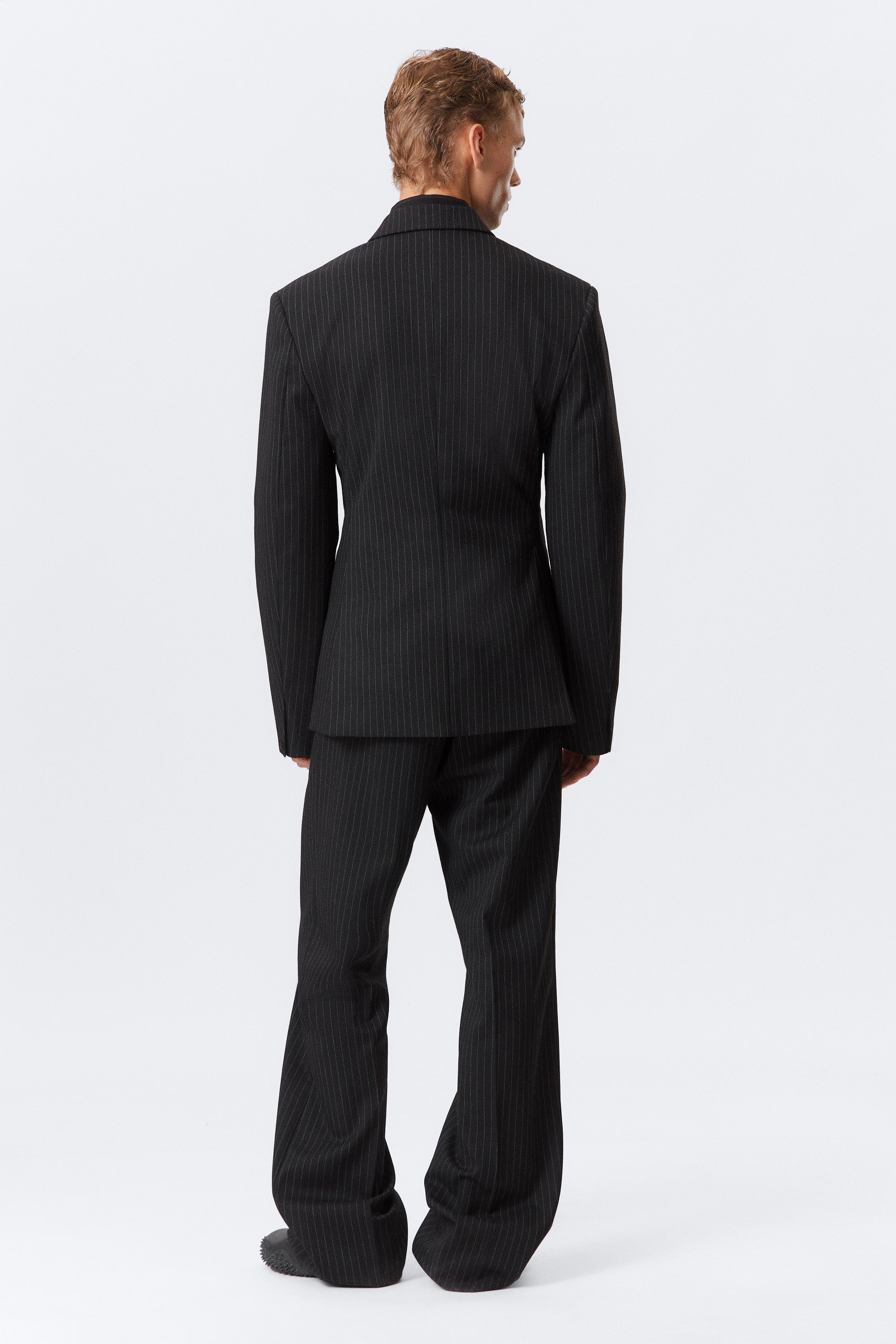 DOUBLE-BREASTED FITTED BLAZER - XNAUWBI