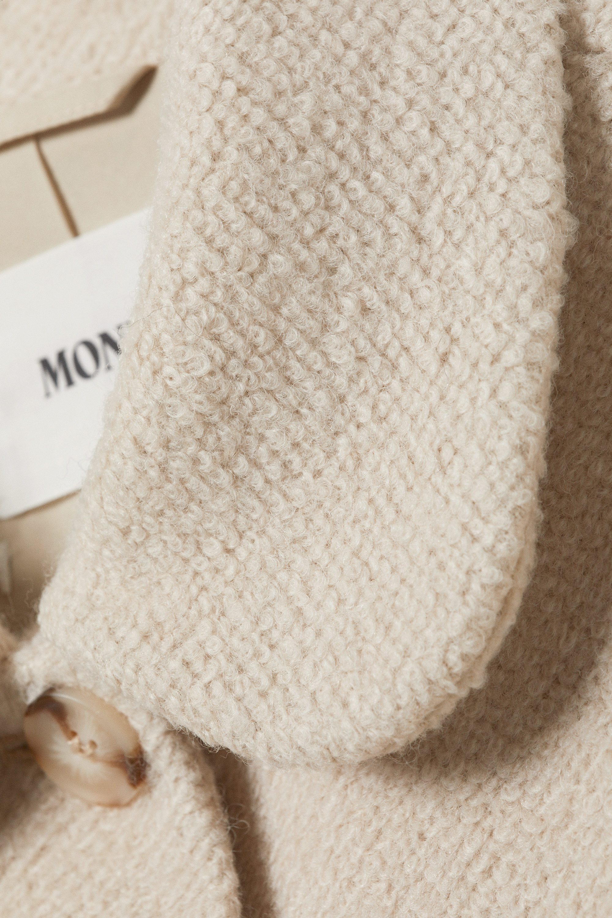 BOXY BUTTON-UP WOOL-BLEND JACKET - XNAUWBI