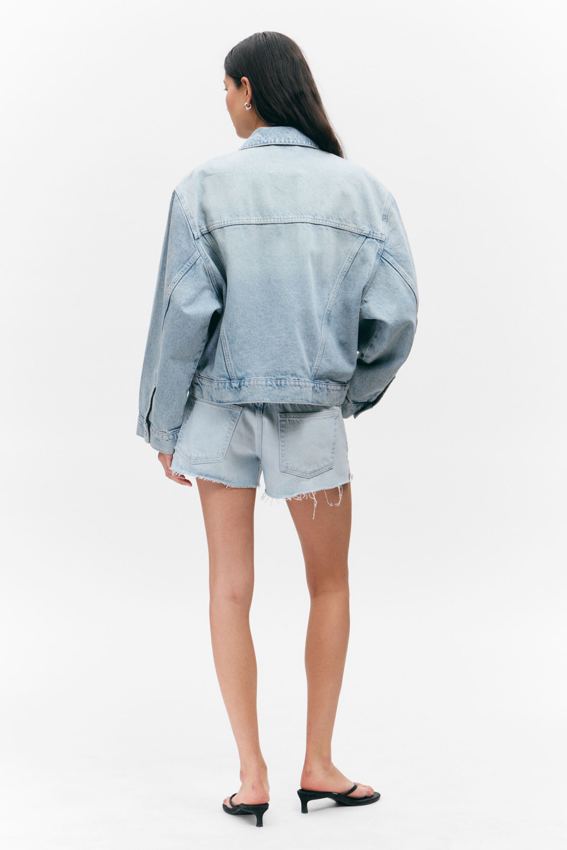 OVERSIZED STRUCTURED DENIM JACKET - XNAUWBI