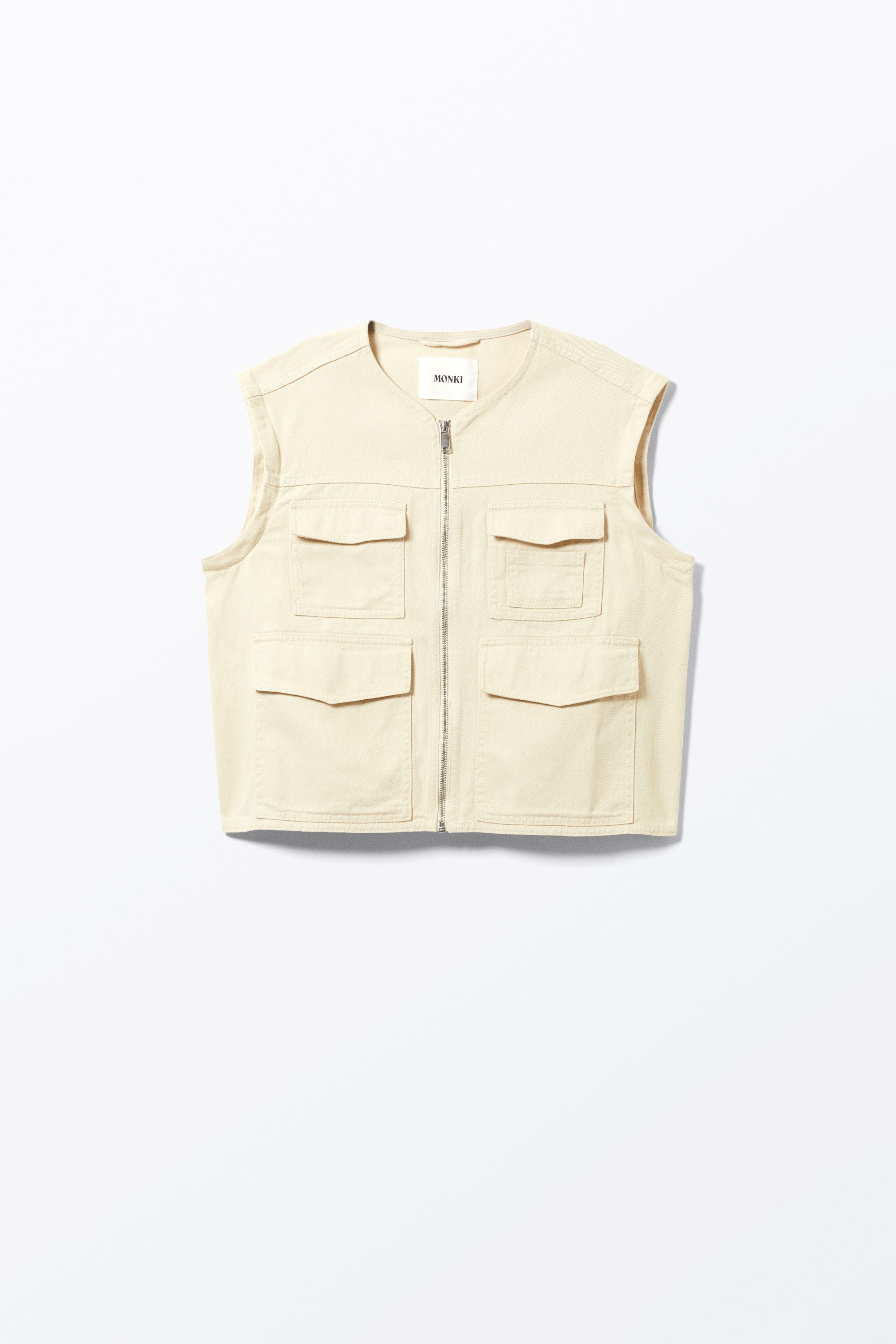 DETACHABLE SLEEVE COTTON JACKET - XNAUWBI